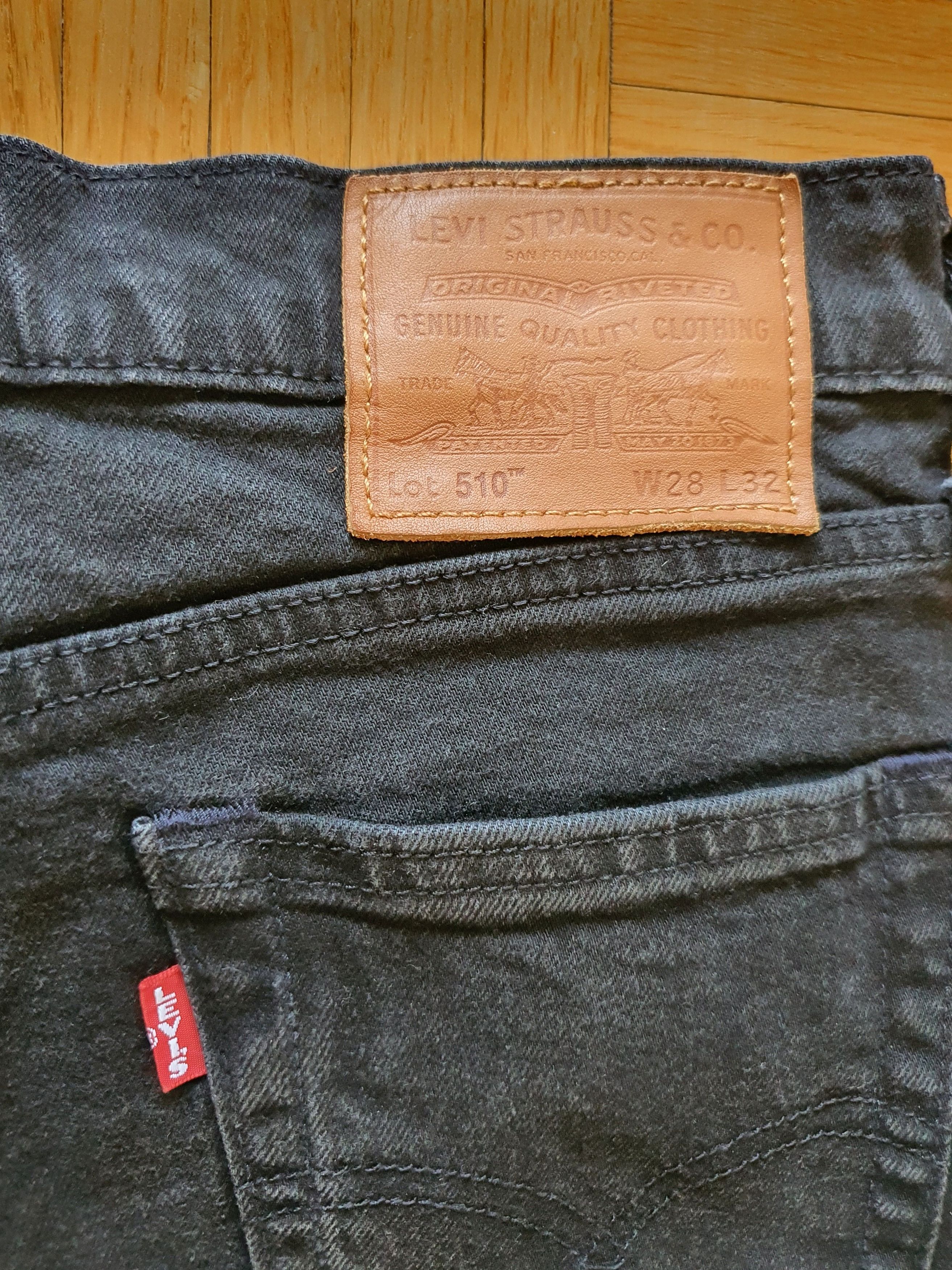 Levi's PREMIUM Line - 510 Skinny Denim Jeans - Black - W28 L32 Size US 28 / EU 44 - 11 Thumbnail