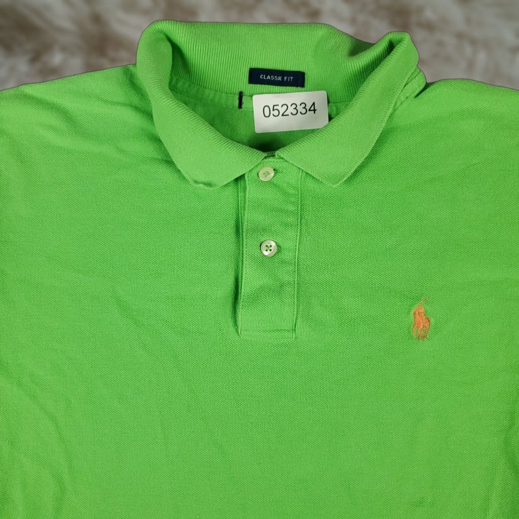 Ralph Lauren VINTAGE Ralph Lauren Polo Shirt Men Size Medium Green Casual Short Sleeve Activewear, Business, Formal, Preppy Size US M / EU 48-50 / 2 - 1 Thumbnail