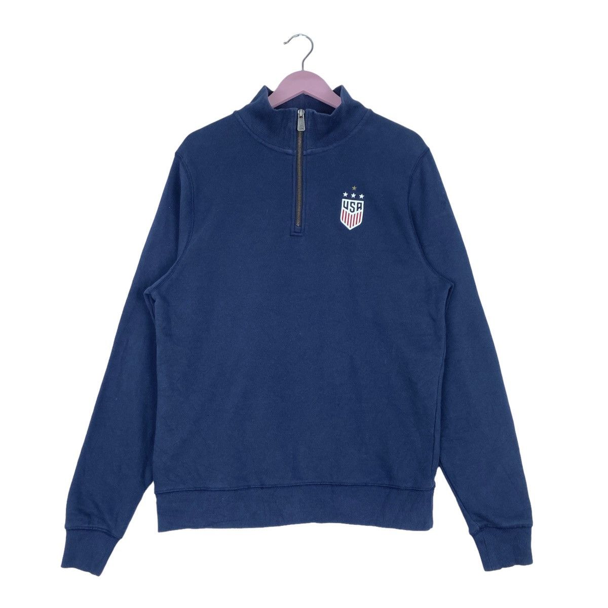New Era New Era Sweatshirt Crewneck Half Zip Pullover Jumper Size M Size US M / EU 48-50 / 2 - 1 Thumbnail