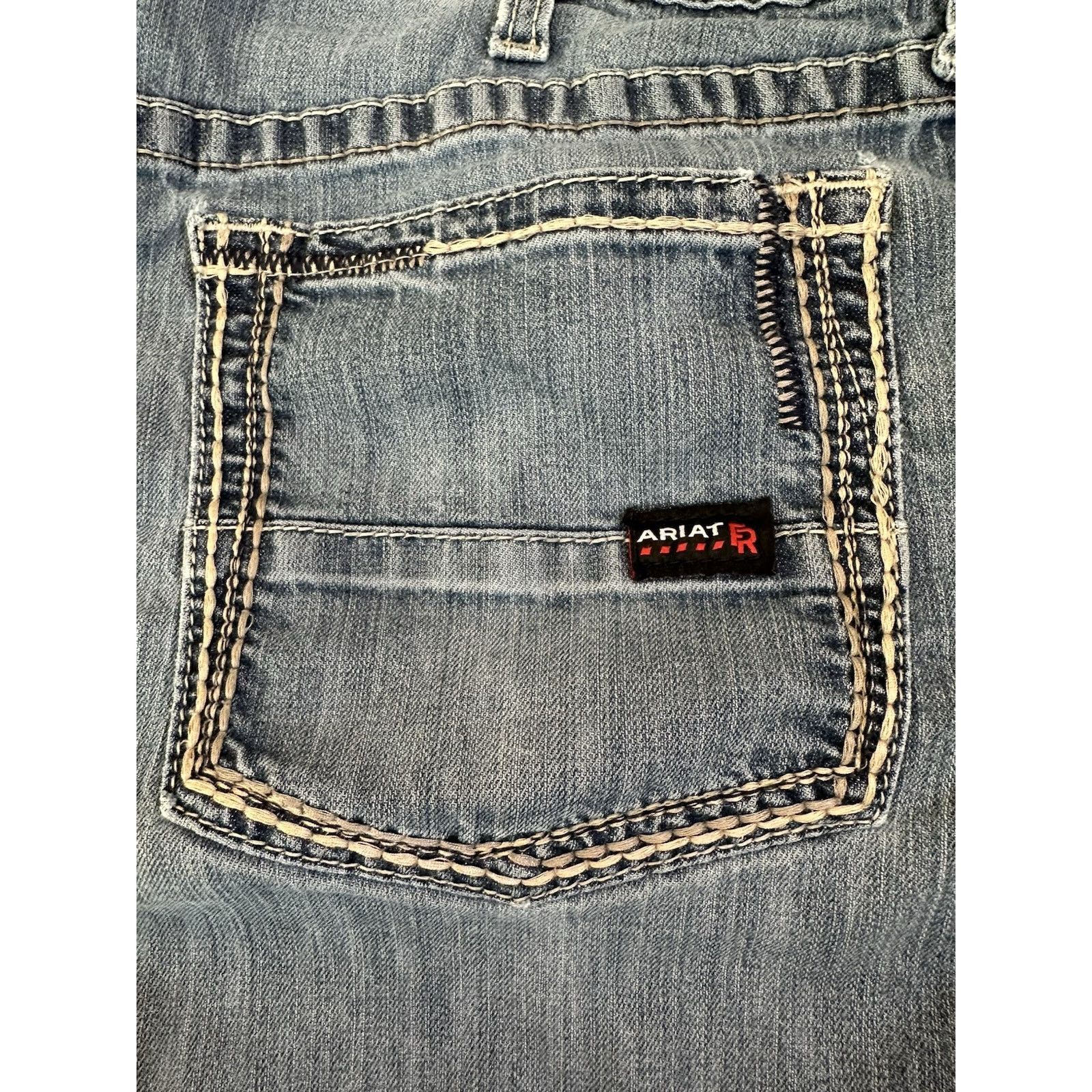 Ariat ARIAT FR Low Rise M4 Boot Jeans Blue 44/32 western CAT 2 Size US 44 / EU 60 - 12 Thumbnail