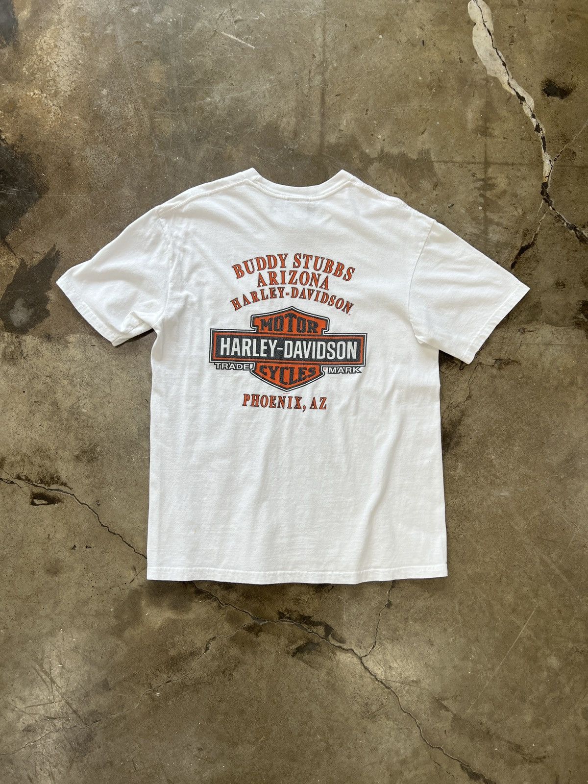 Harley Davidson × Vintage Vintage Harley Davidson Buddy Stubbs Phoenix Arizona Large Size US L / EU 52-54 / 3 - 2 Thumbnail