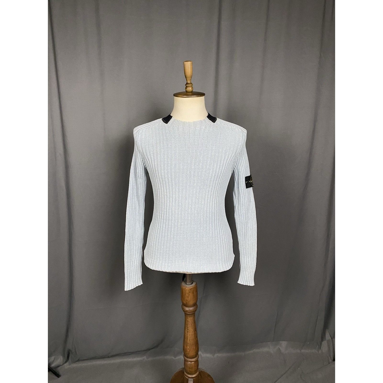 Stone Island Stone Island Vintage Men's Blue Crewneck Knitted Sweater Siz Size US S / EU 44-46 / 1 - 4 Thumbnail