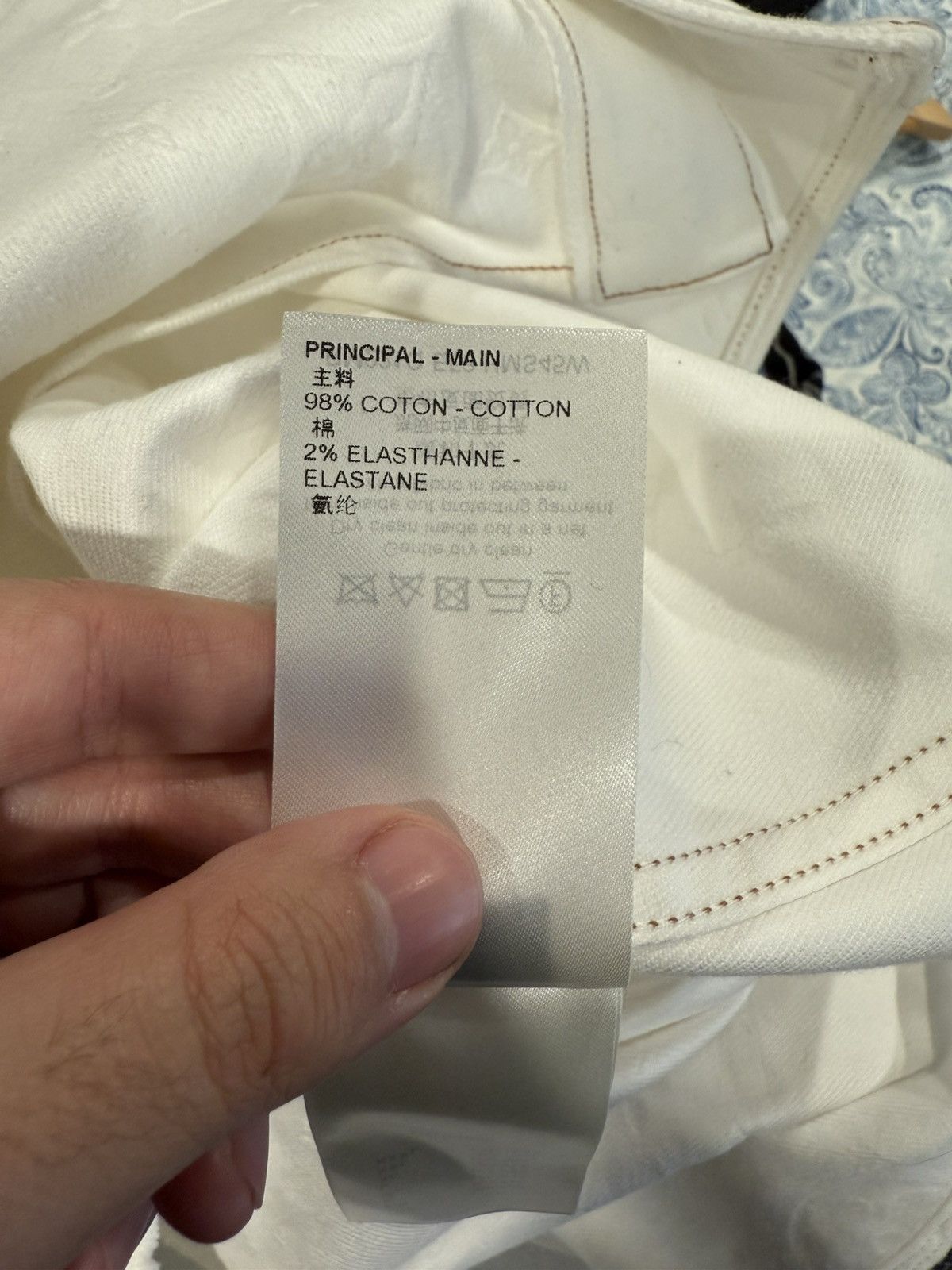 Louis Vuitton Louis Vuitton White Denim Monogram Baseball Shirt Size US XXL / EU 58 / 5 - 8 Thumbnail