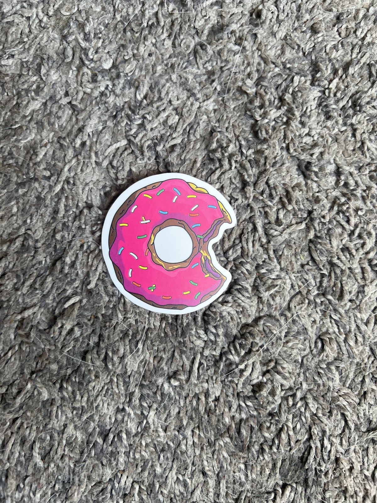 The Simpsons The Simpsons Pink Sprinkled Donut Sticker Size ONE SIZE - 1 Thumbnail