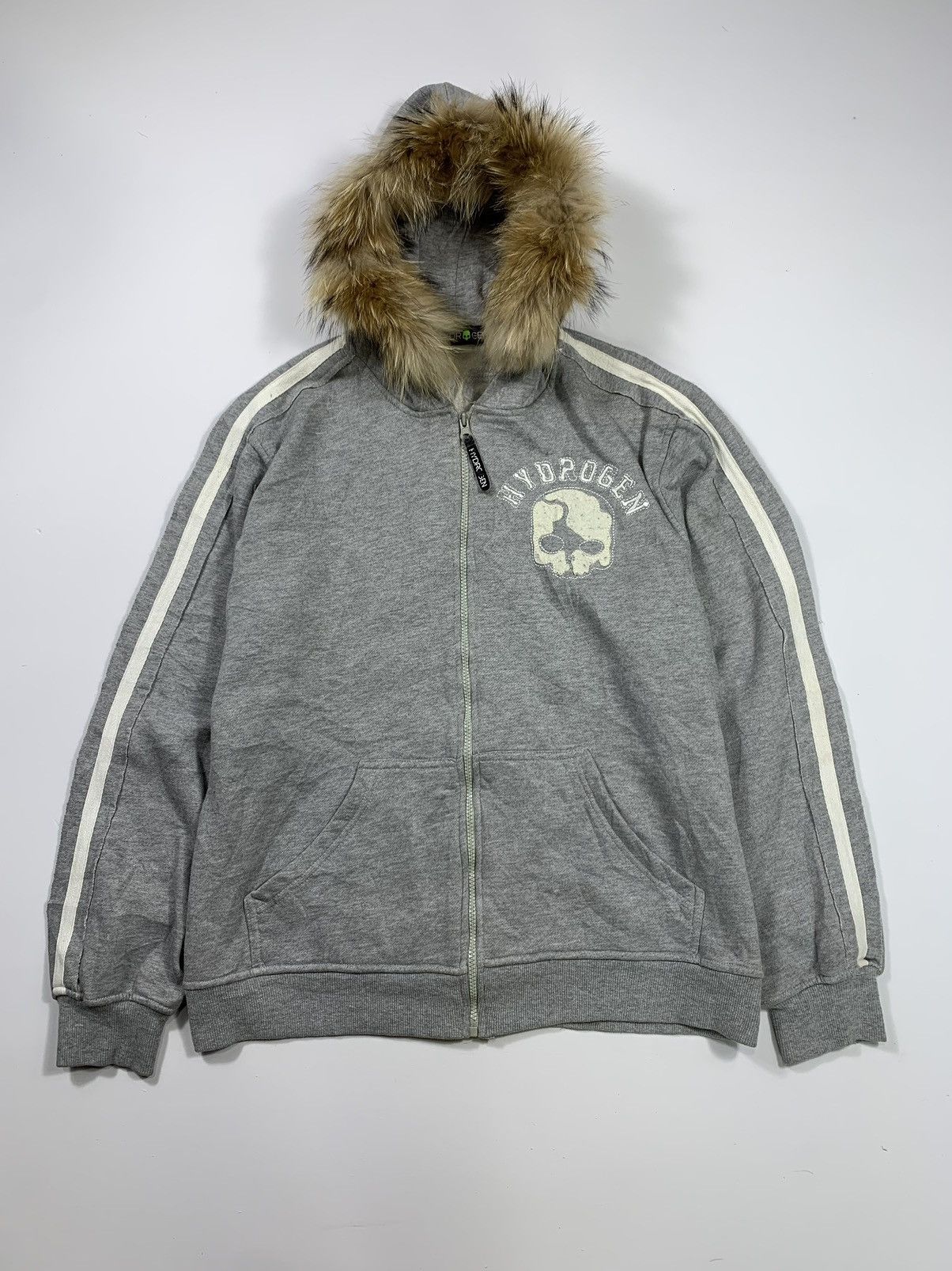 Japanese Faux Fur Hydrogen Hoodie Zip Lgb Style
