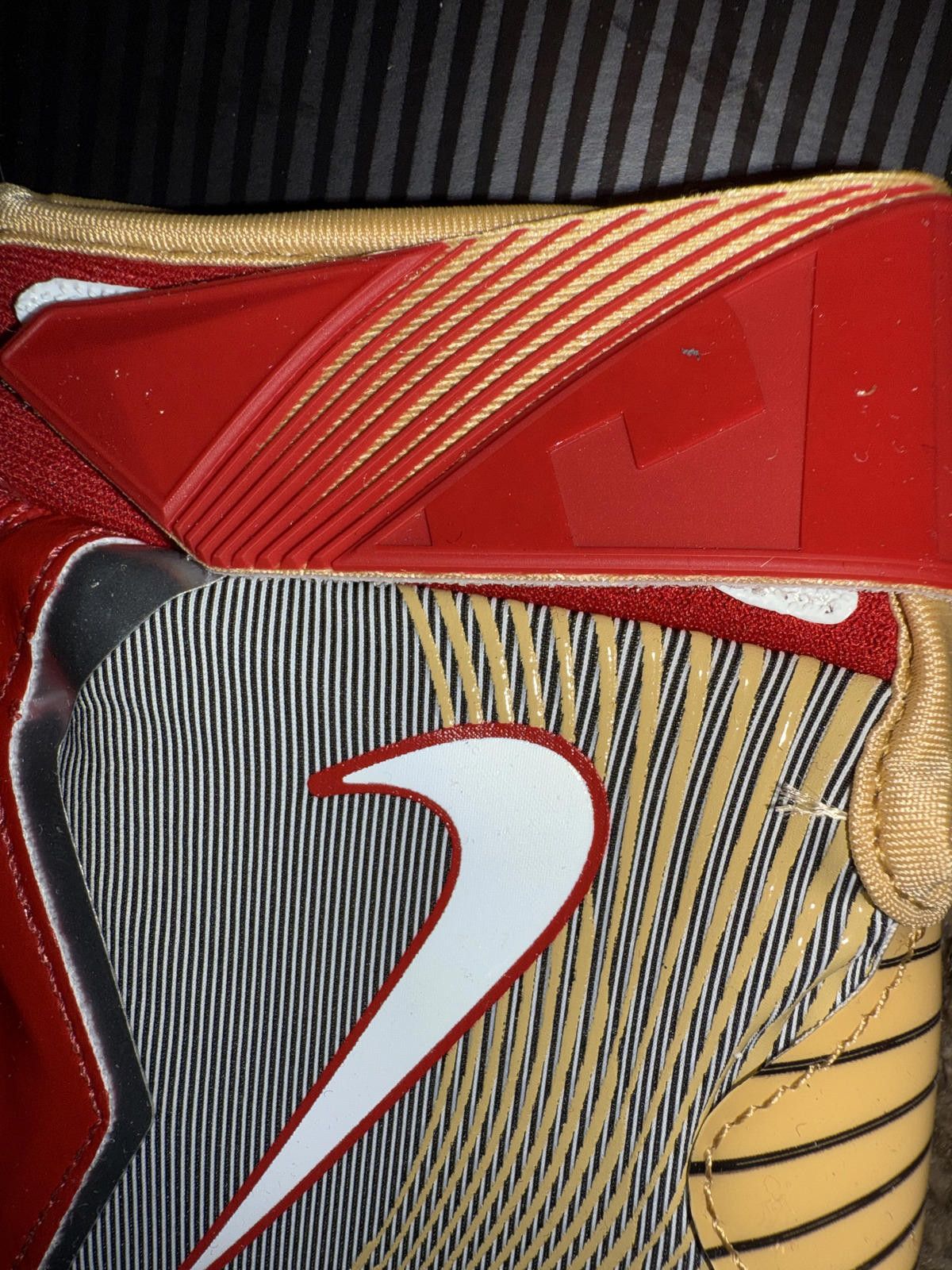 Nike Nike Vapor Jet 4 San Francisco 49ers NFL Football Gloves Size ONE SIZE - 5 Thumbnail