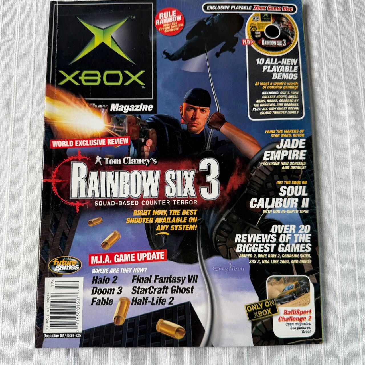 Other VTG Xbox Magazine #25 DEC 2003 Rainbow Six 3 Size ONE SIZE - 1 Thumbnail
