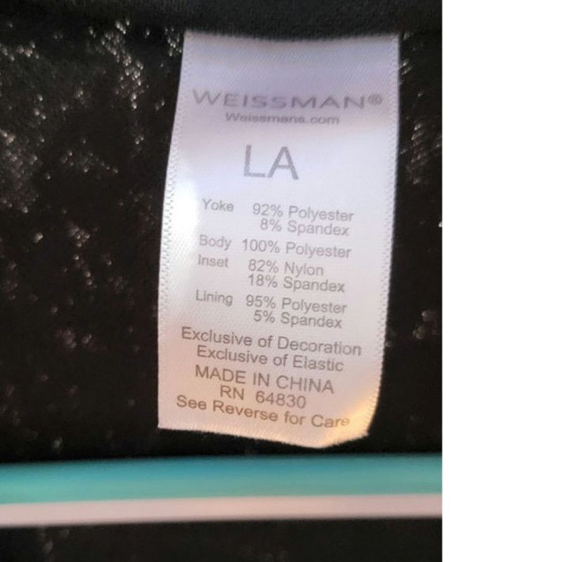Other Weissman Black Sequin Stage Dance Jacket ZipUp Size LA Size L / US 10 / IT 46 - 4 Thumbnail