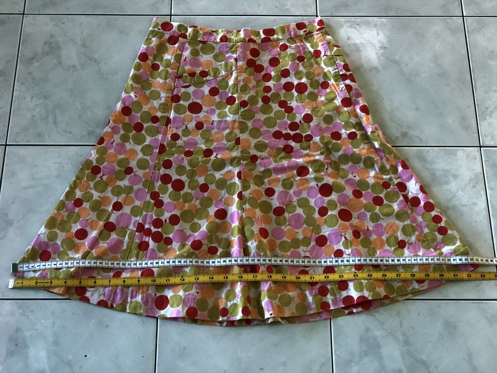 Marc Jacobs A Line Polka Cherry Summer Vibes by Marc Jacobs Size 27" / US 4 / IT 40 - 25 Thumbnail