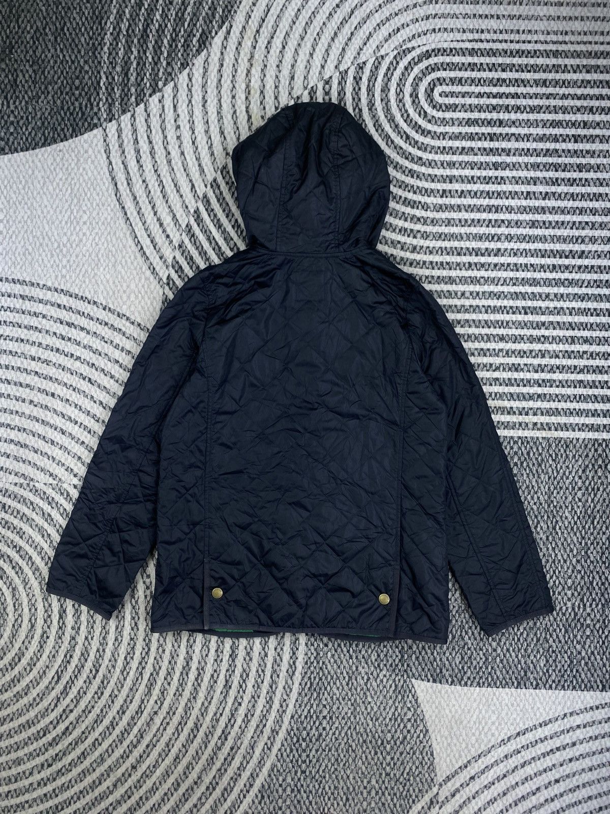 Mackintosh Vtg Mackintosh Philosophy Quilted Lining Green Hooded Jacket Size US S / EU 44-46 / 1 - 2 Thumbnail