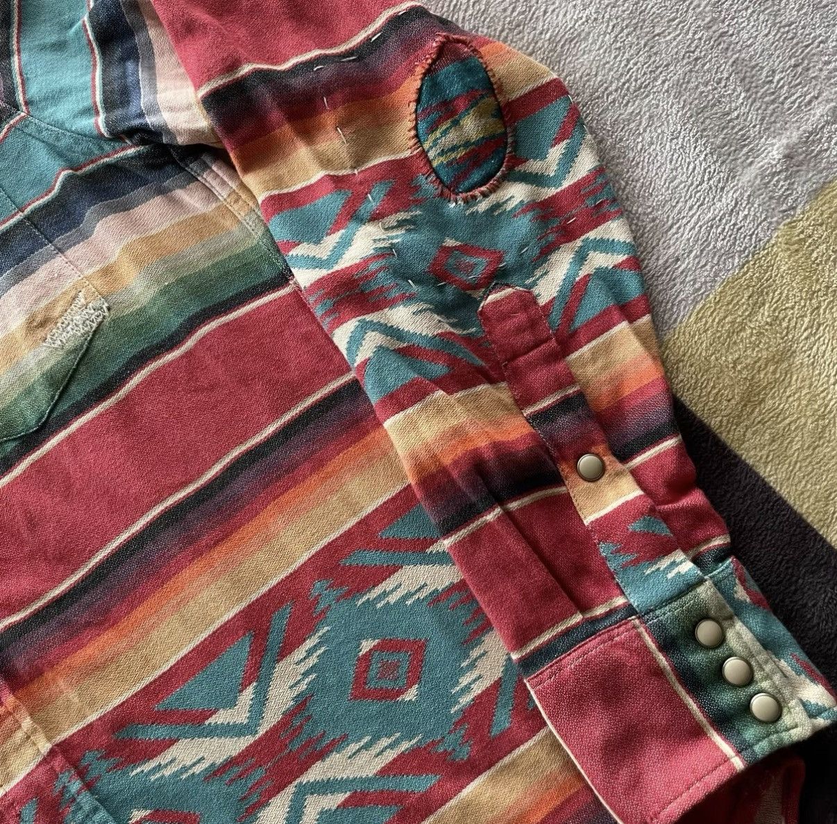 RRL Ralph Lauren RRL Ralph Lauren Rainbow Southwest Shirt K22 Size US S / EU 44-46 / 1 - 6 Thumbnail