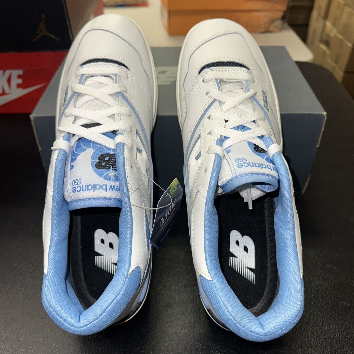 New Balance Size 11.5 - New Balance 550 Team Carolina Blue 2021 BB550HL1 Size US 11.5 / EU 44-45 - 3 Thumbnail