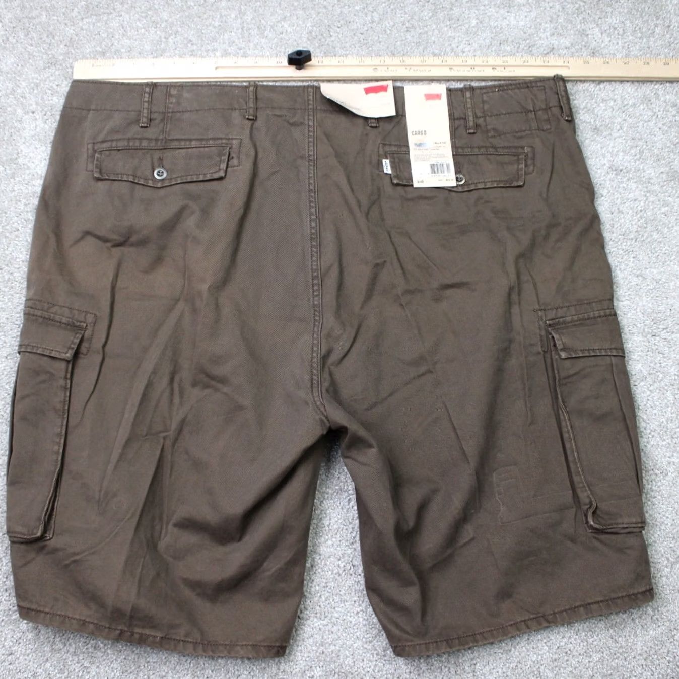 Levi's Levi's Shorts Cargo Pocket NWT Mens 48 Brown 11" Cotton Flat Front 100% Cotton Chino Casual Summer Size US 32 / EU 48 - 5 Thumbnail