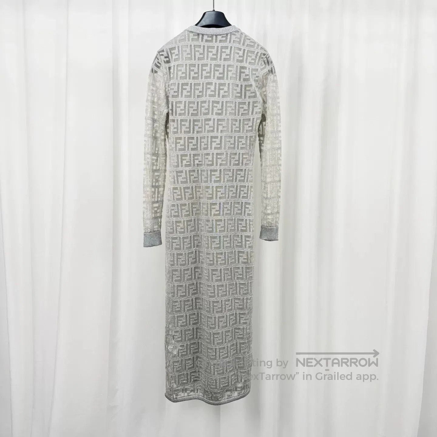 Fendi Fendi Monogram Double-Layer Dress. Size M / US 6-8 / IT 42-44 - 2 Thumbnail