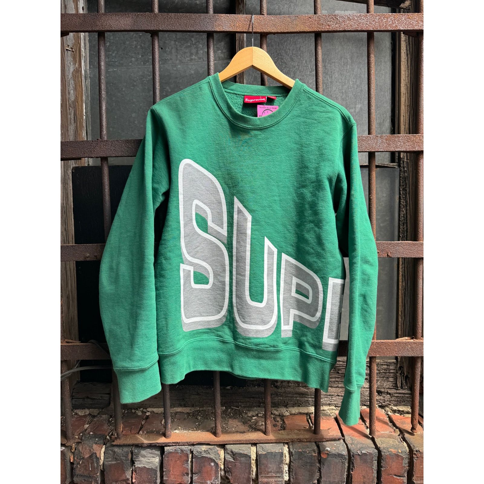 Supreme Supreme Side Arc Logo Crewneck Sweatshirt Men Small Grailed