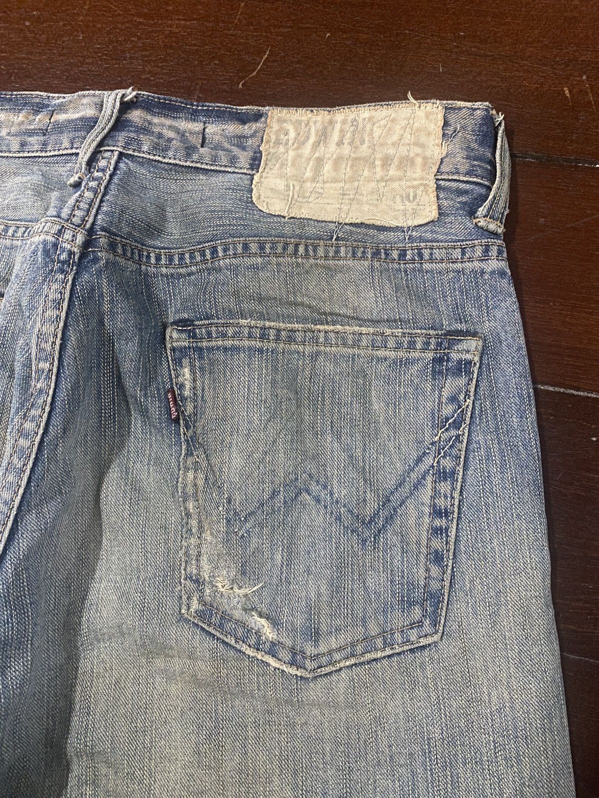 Edwin EDWIN EXCLUSIVE VINTAGE XV JEANS bootcut wide leg rework Size US 33 - 14 Thumbnail