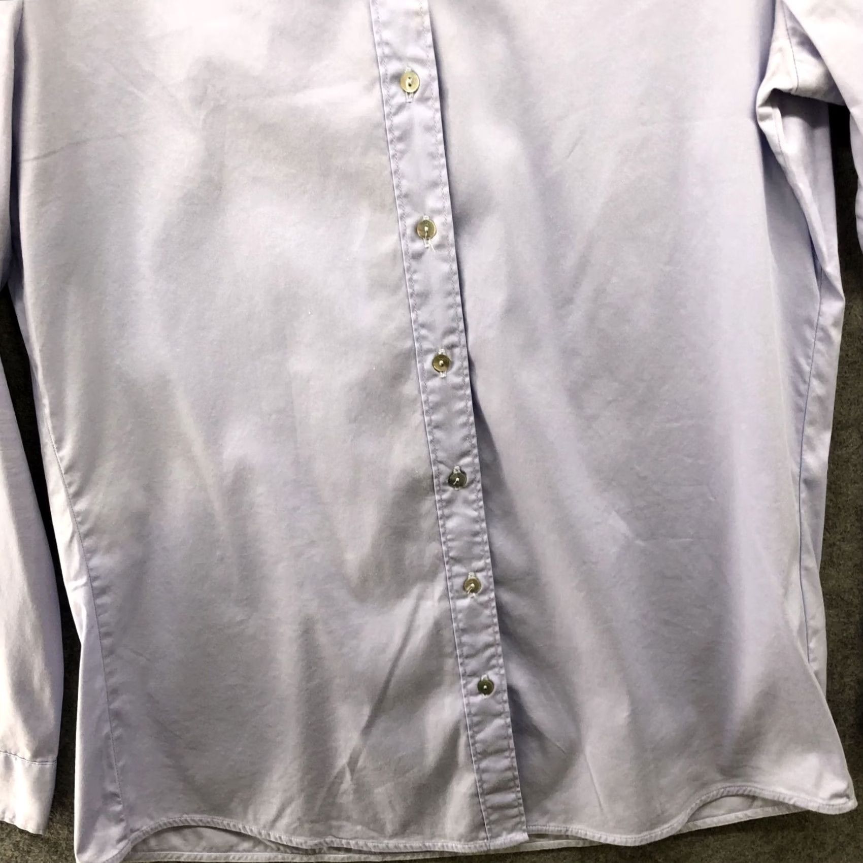 Zara Zara Womens S Button Down Dress Shirt Long Sleeve Jewel Accent Light Blue Size S / US 4 / IT 40 - 4 Thumbnail
