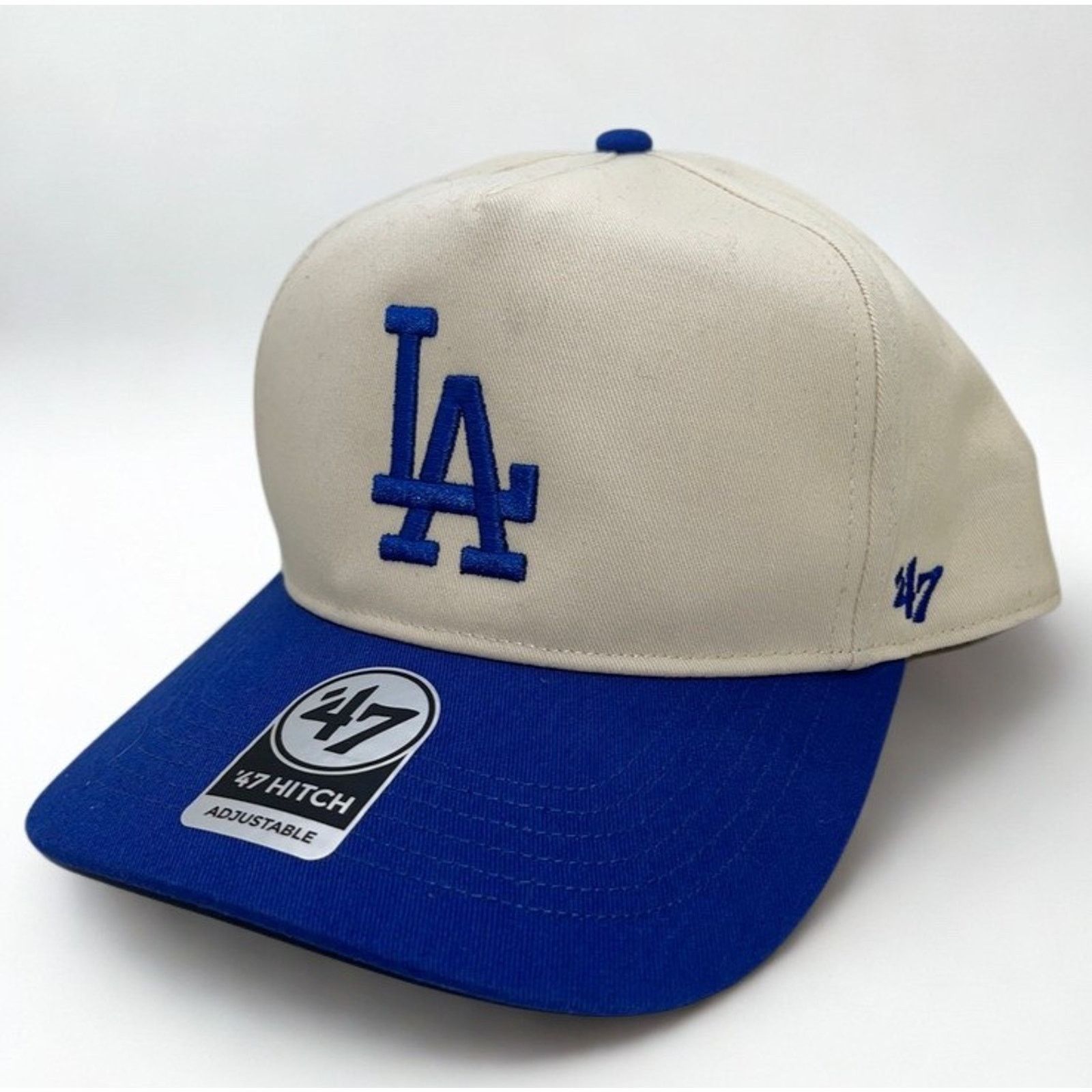 47 Los Angeles Dodgers 47 Brand Hitch Two Tone Snapback Hat NWT Size ONE SIZE - 6 Thumbnail