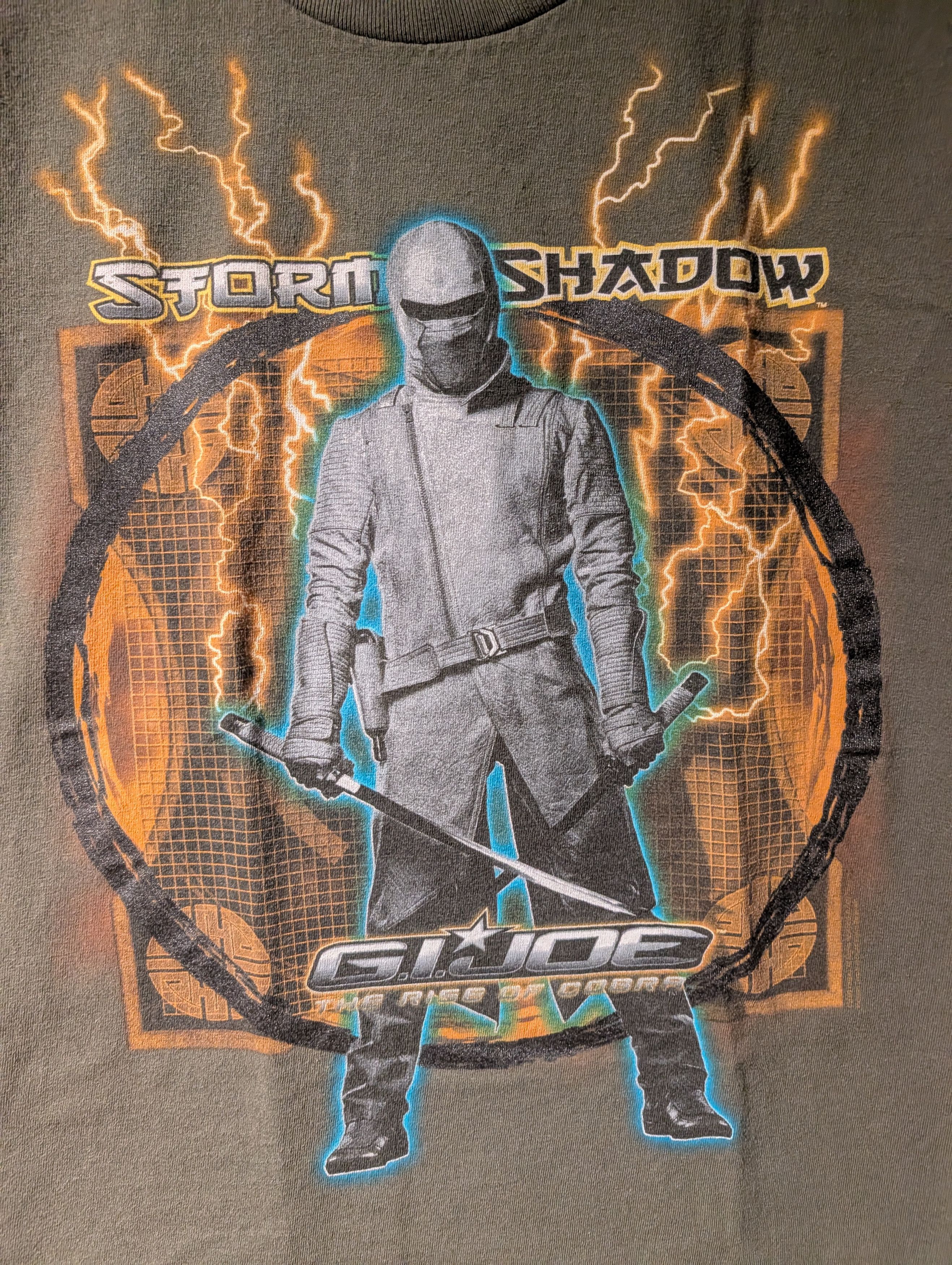 Cartoon Network Storm Shadow G.I. Joe Rise of Cobra T-Shirt Youth XL 2009 Size US XL / EU 56 / 4 - 2 Thumbnail