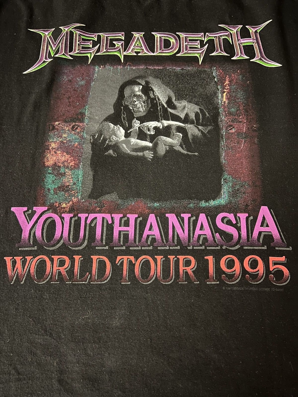 Band Tees × Megadeth megadeth vintage band tee Vintage Shirt 90’s Size US L / EU 52-54 / 3 - 8 Thumbnail