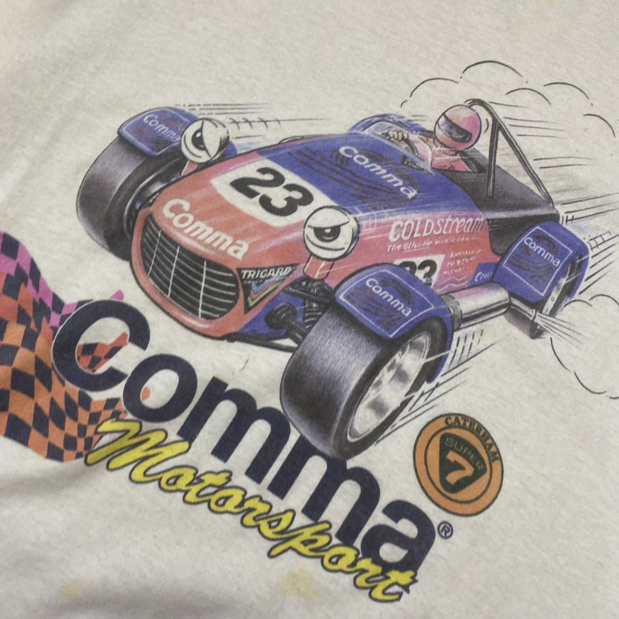 NASCAR Vintage Comma Motorsports Nascar 90’s single stitch tee Size US XL / EU 56 / 4 - 3 Thumbnail