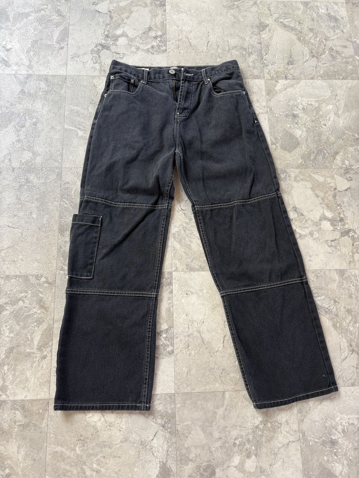 Pacsun Pacsun Baggy Black Pants Size US 30 / EU 46 - 1 Thumbnail