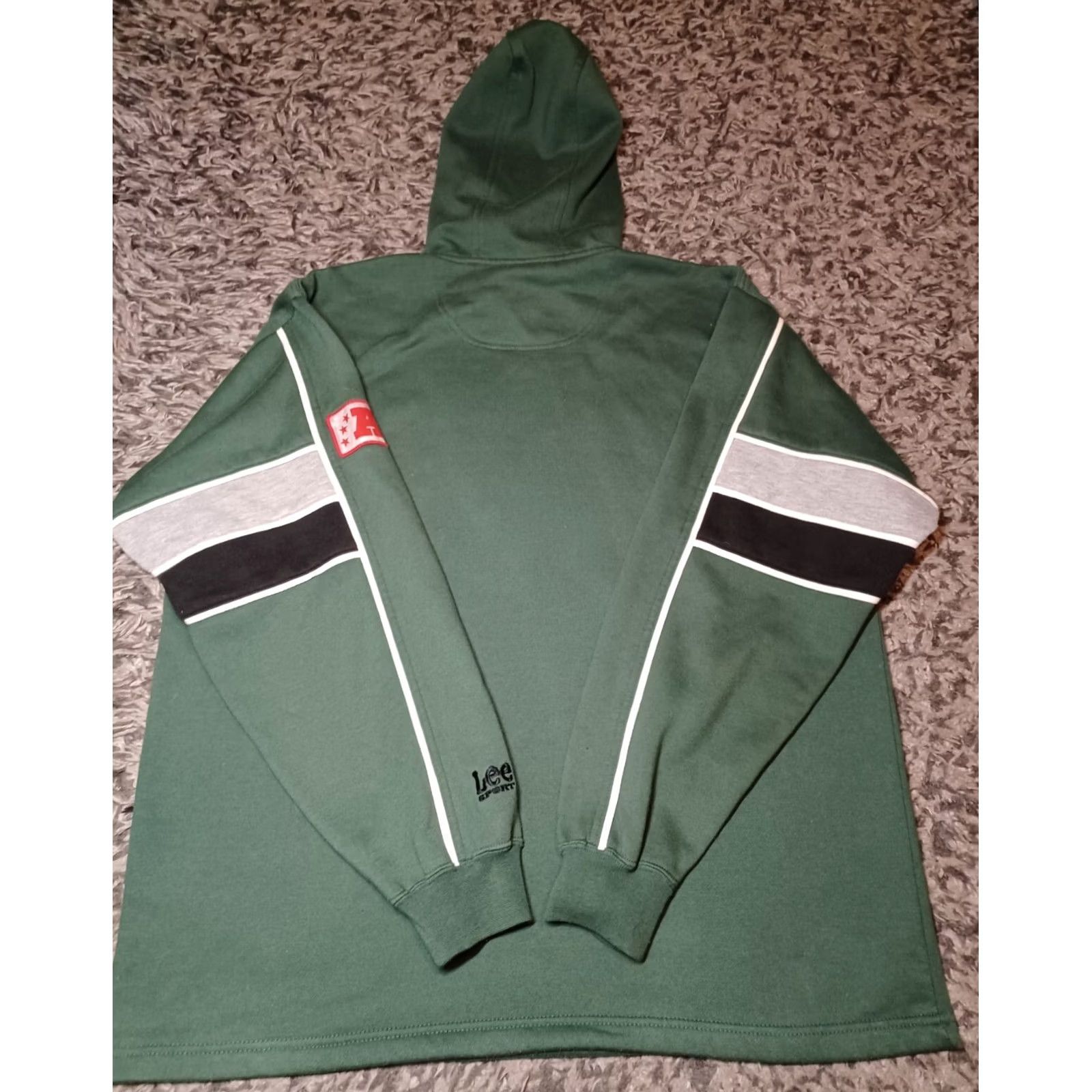 Vintage VINTAGE New York Jets Lee Sport Hoodie Sweatshirt Green Embroidered L 90s Y2K Mens Size US L / EU 52-54 / 3 - 7 Thumbnail