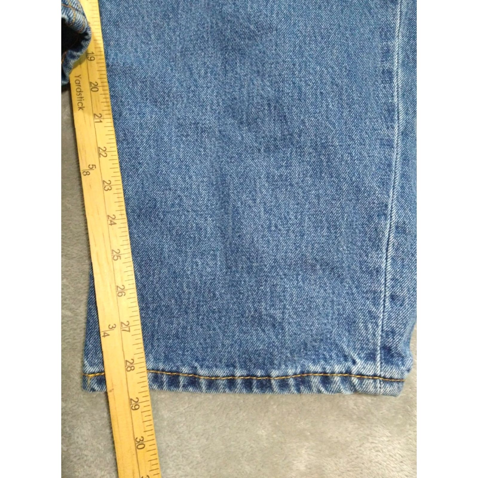Levi's Levi's 550 Jeans Mens Big & Tall 48x29 Blue Denim Relaxed Tapered Medium Wash Size US 32 / EU 48 - 5 Thumbnail