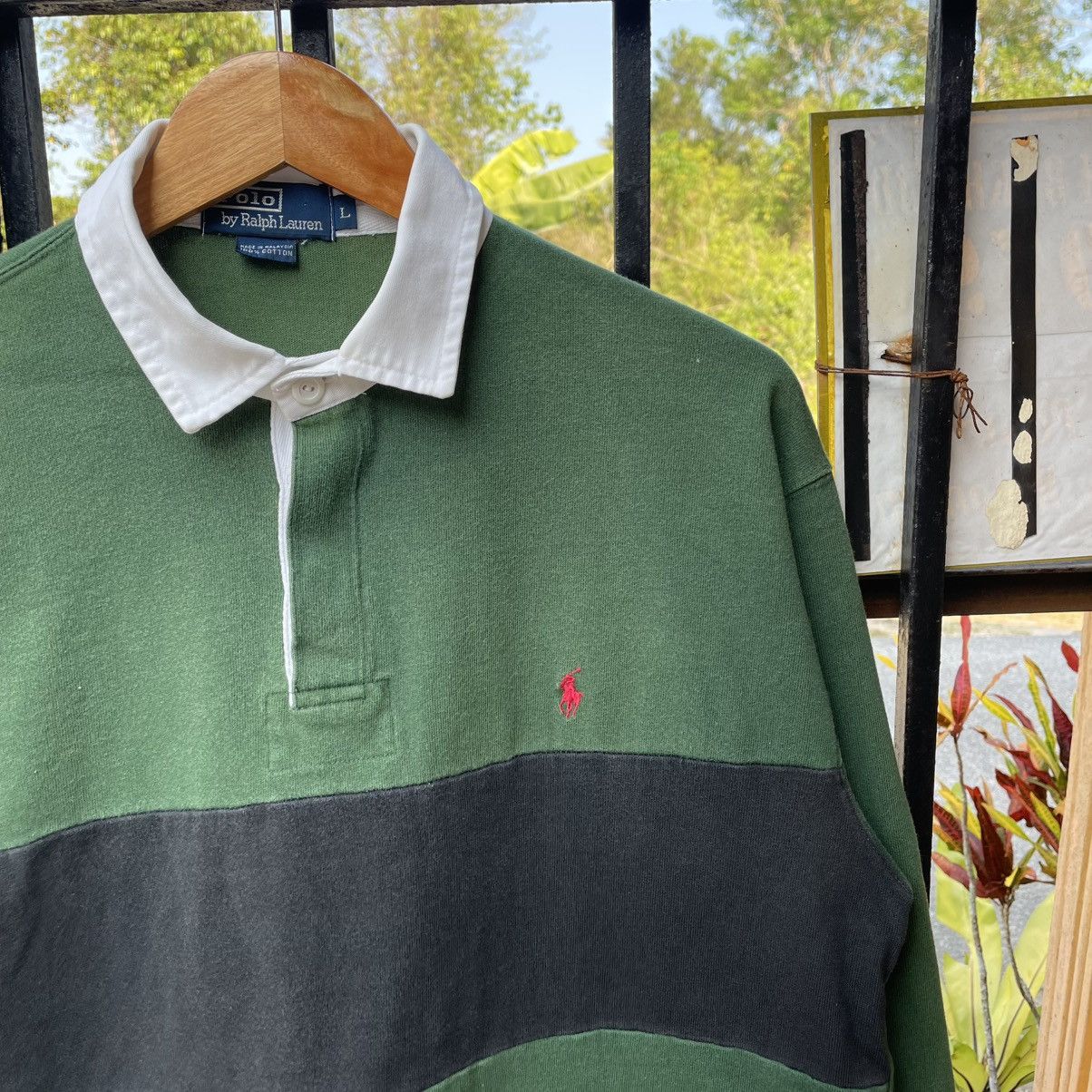 Polo Ralph Lauren 🔥Vintage Polo Ralph Lauren Small Pony Logo Rugby Shirts Size US L / EU 52-54 / 3 - 6 Thumbnail