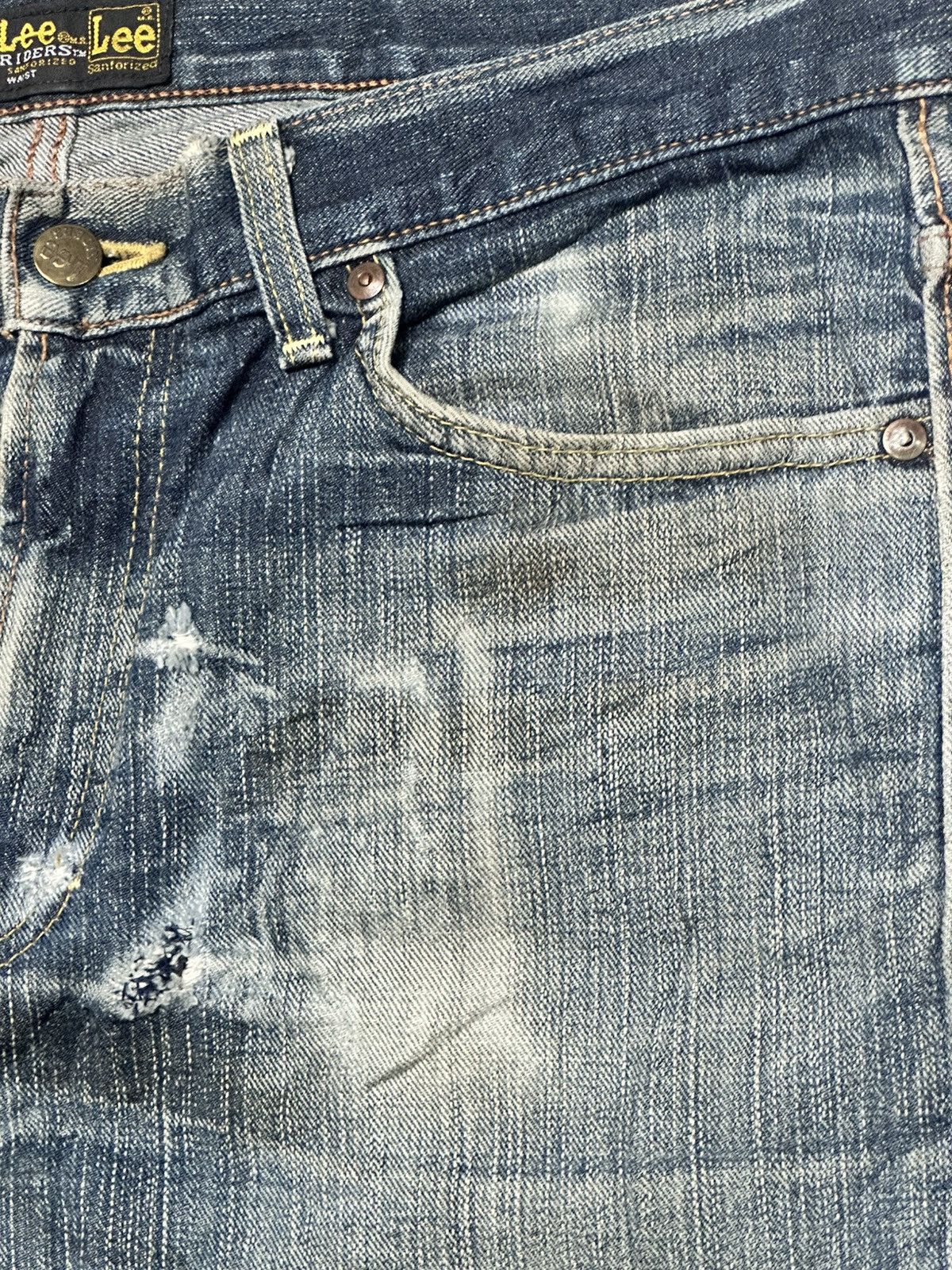 Lee Vintage Lee Riders jeans with Flare Distressed and FadedWash Size US 36 / EU 52 - 7 Thumbnail