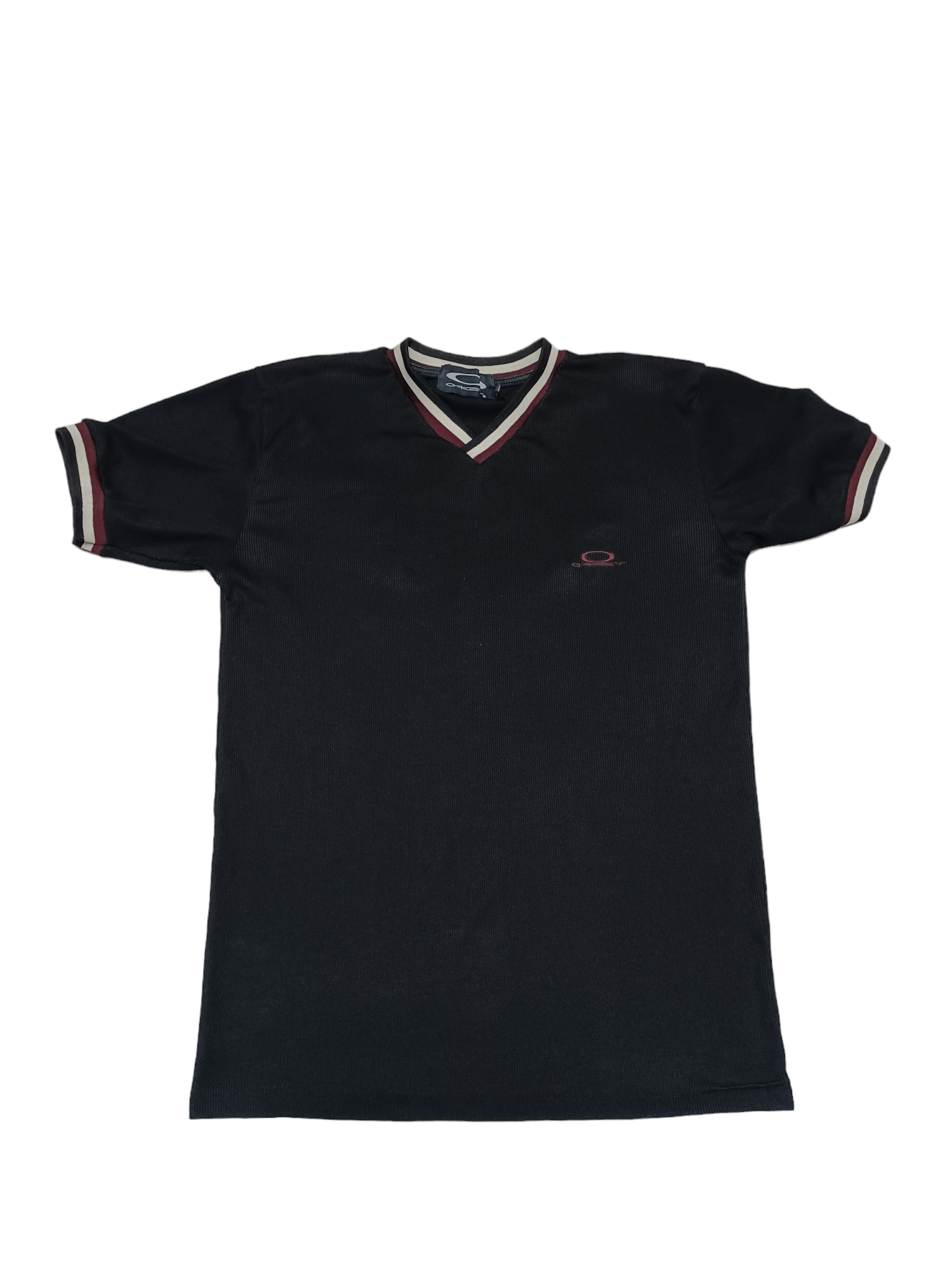 Oakley OAKLEY VINTAGE 90S POLYESTER TEE MADE IN USA PROBABLY V-NECK Size US M / EU 48-50 / 2 - 1 Thumbnail