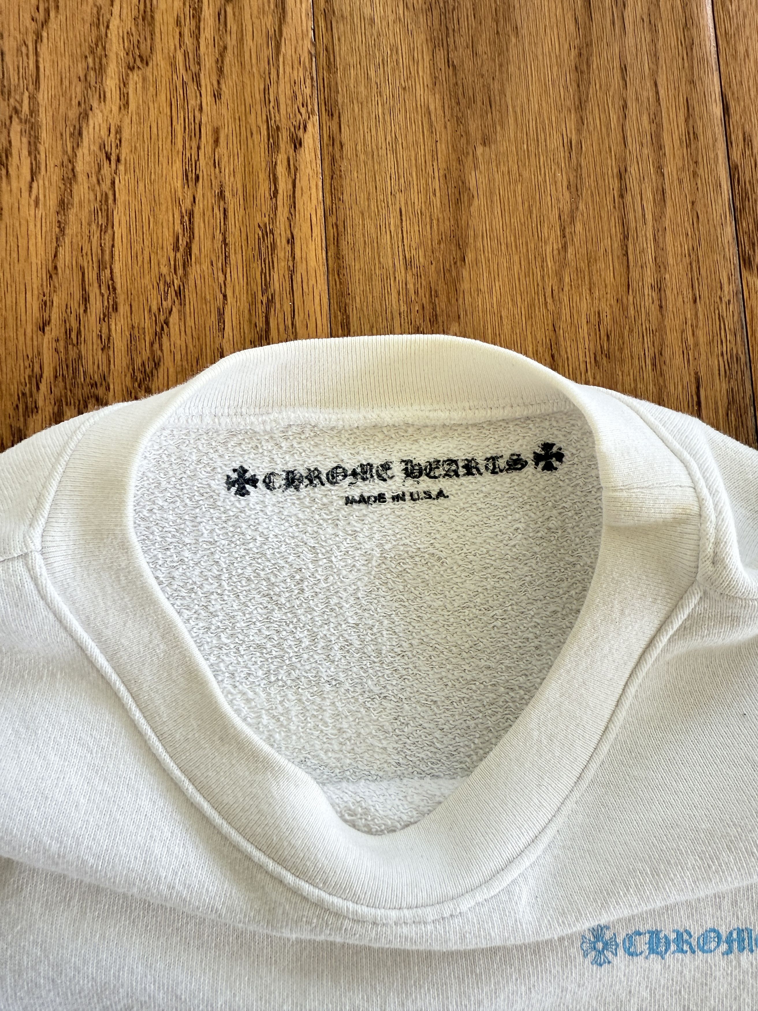 Chrome Hearts CH Matty Boy RetroCycle White Sweater Size US M / EU 48-50 / 2 - 9 Thumbnail