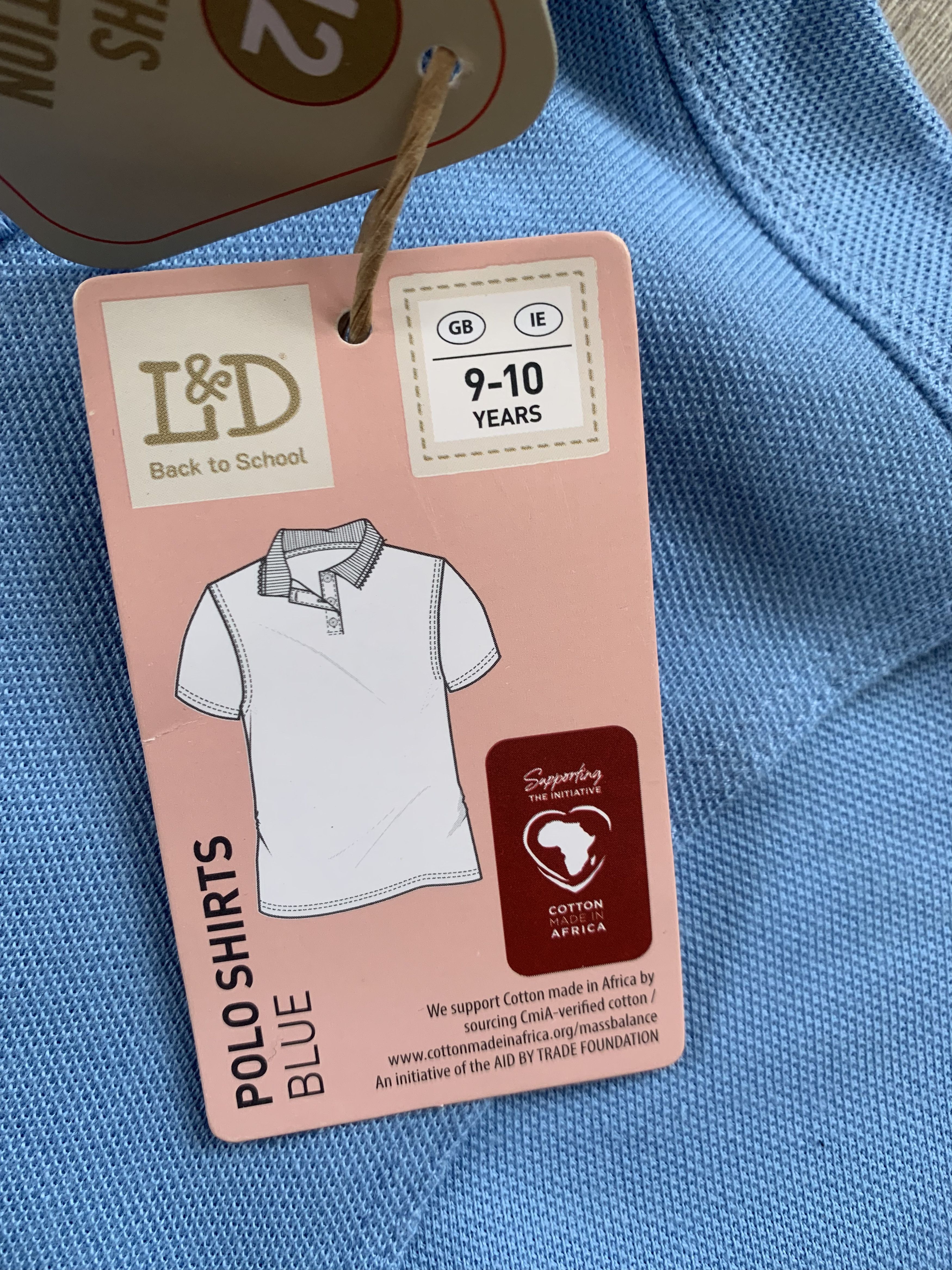 Other Kids L&D Blue Cotton Polo Size XXS / US 00 / IT 34 - 8 Thumbnail