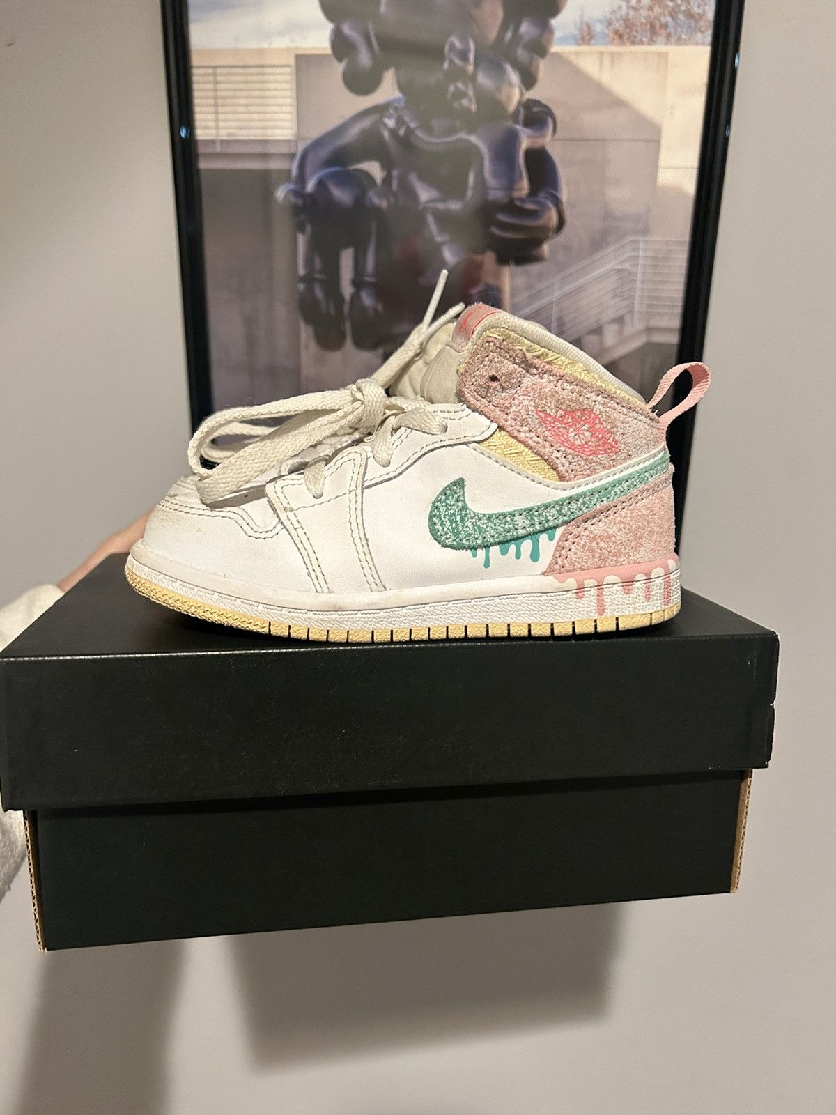 Jordan Brand × Nike Jordan 1 Mid SE “Ice Cream” Size US 8 / EU 41 - 1 Thumbnail