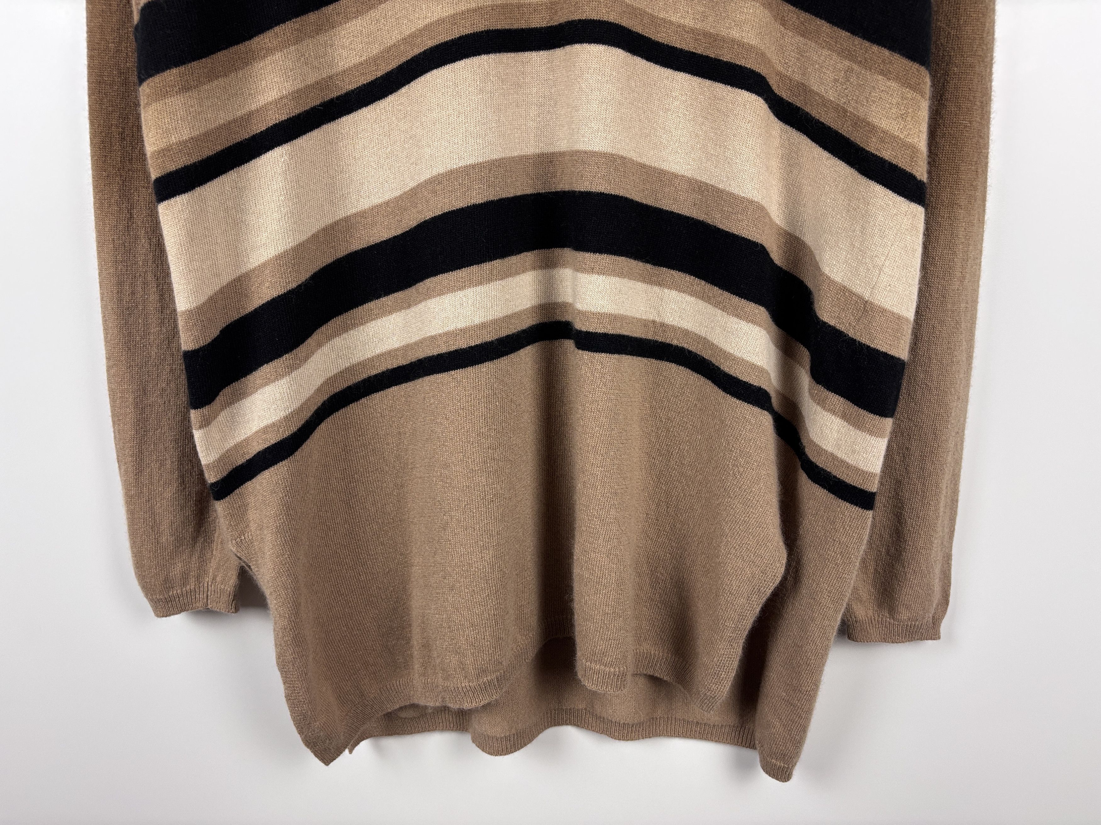 Max Mara × Weekend Max Mara Max Mara Studio Wool Hooded Sweater Dress Camel ~L-XL Size L / US 10 / IT 46 - 3 Thumbnail