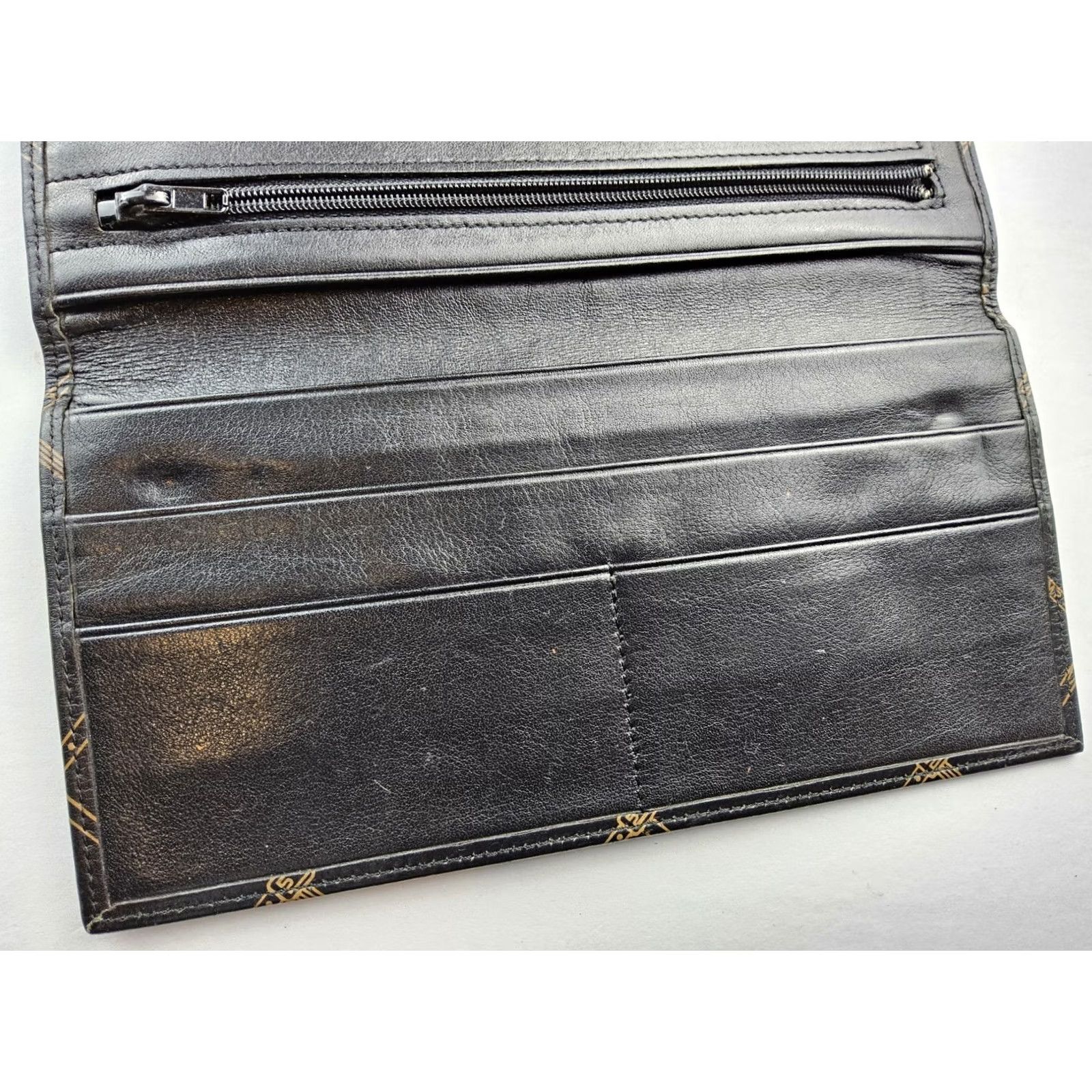 Longchamp Longchamp Wallet Crossbody Folding Bifold Leather Brown Small Women Leather Exterior Brown Folding Long Full Size Wallet Size ONE SIZE - 4 Thumbnail