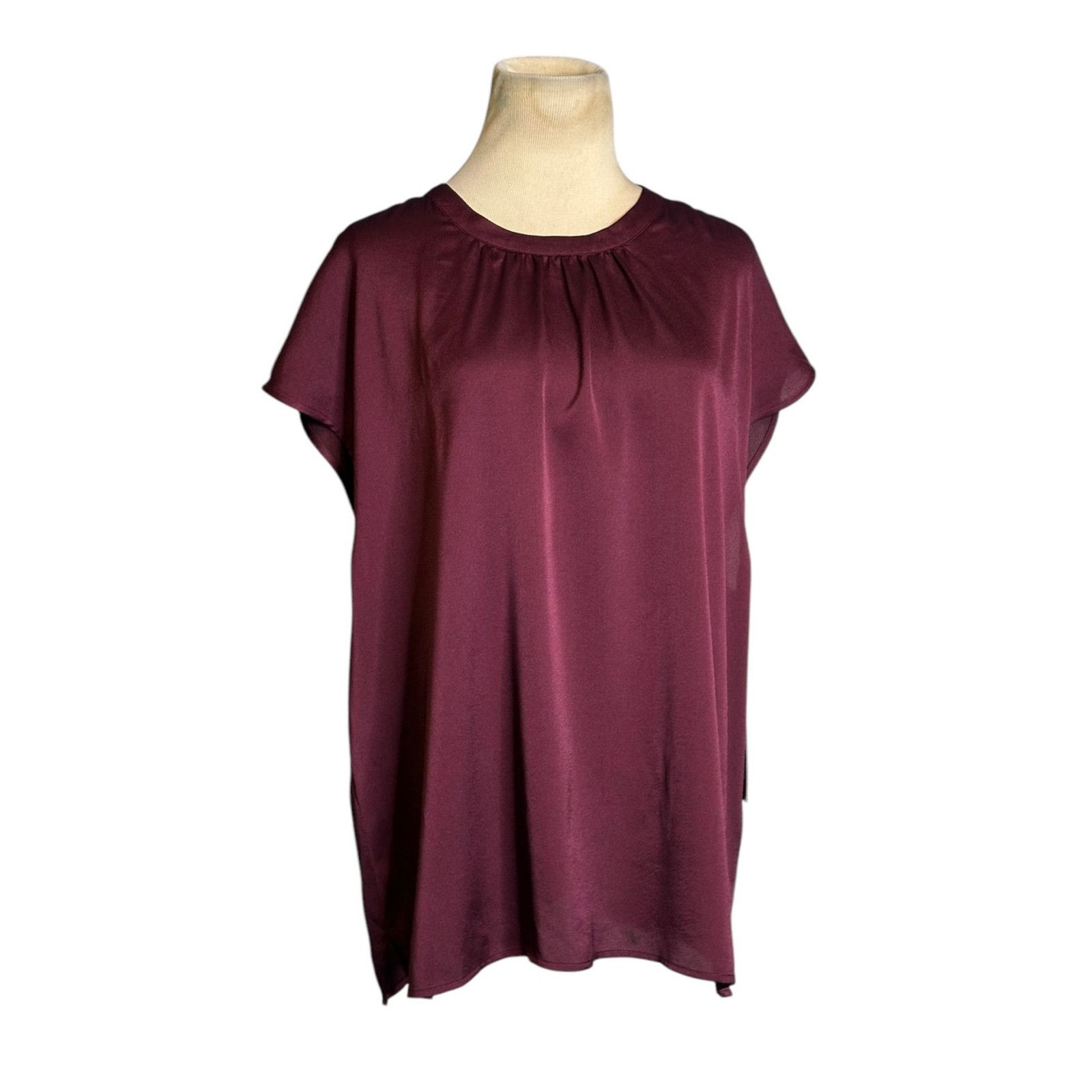 Vince Camuto Vince Camuto eggplant purple tunic blouse size XXL Size XXL / US 16-18 / IT 52-54 - 1 Thumbnail