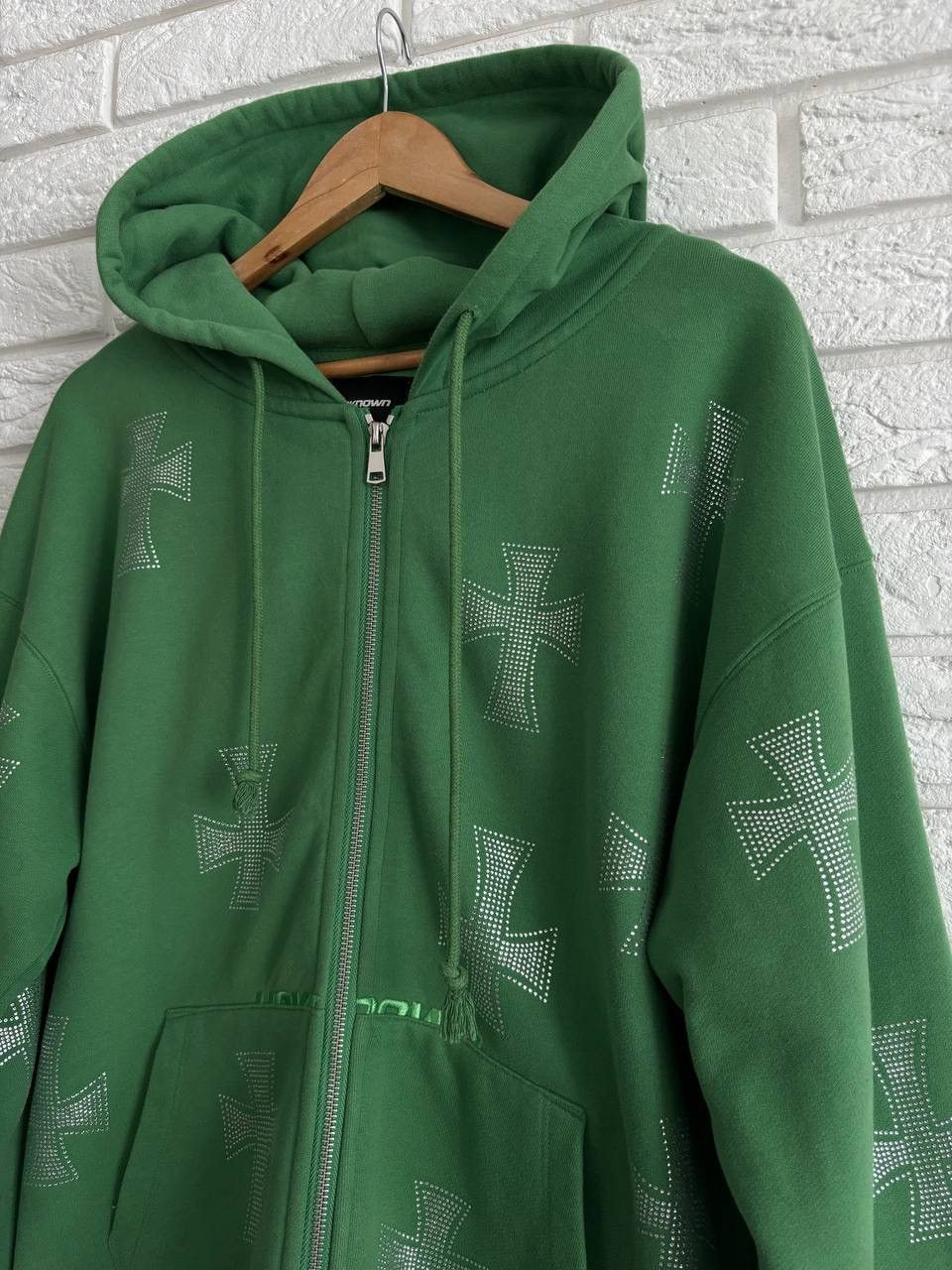 Unknown London Unknown London rhinestone zip up hoodie Size US S / EU 44-46 / 1 - 4 Thumbnail