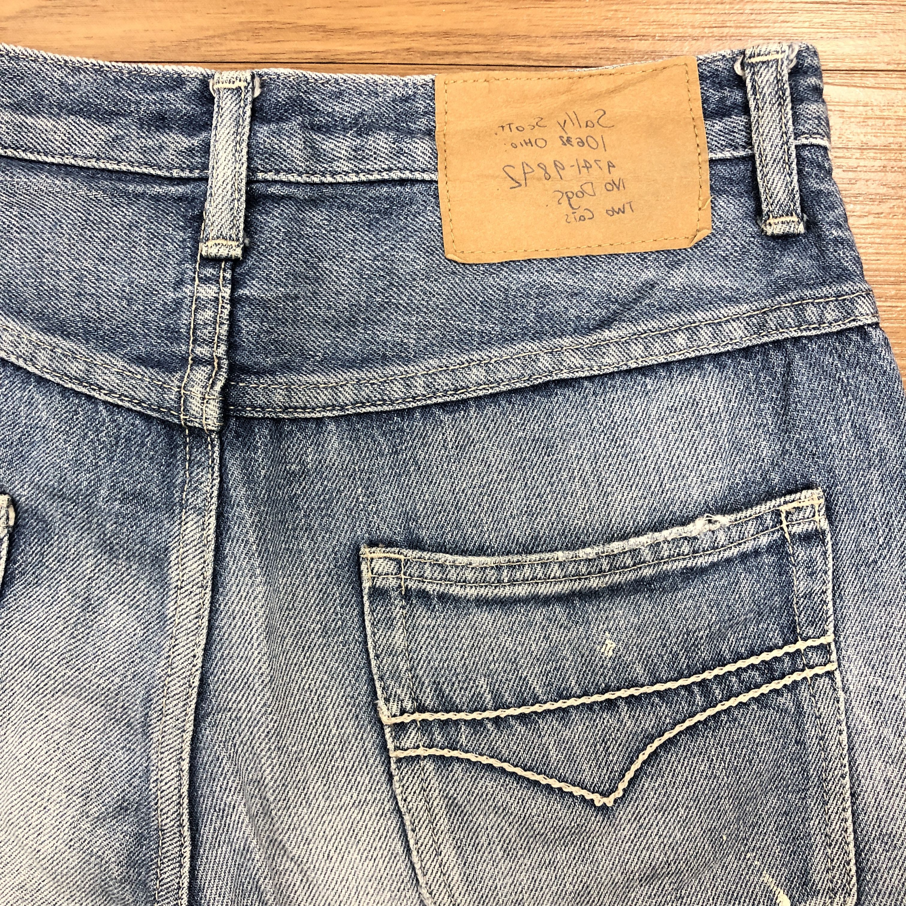 Designer × Vintage 28 x 26 Vintage Sally Scott Selvedge Jeans Painter L1389 Size US 28 / EU 44 - 7 Thumbnail