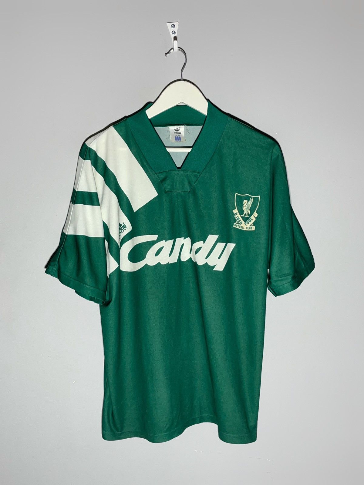 Adidas × Vintage Liverpool FC Adidas Equipment 1991/92 Away Football Shirt Size US L / EU 52-54 / 3 - 1 Thumbnail