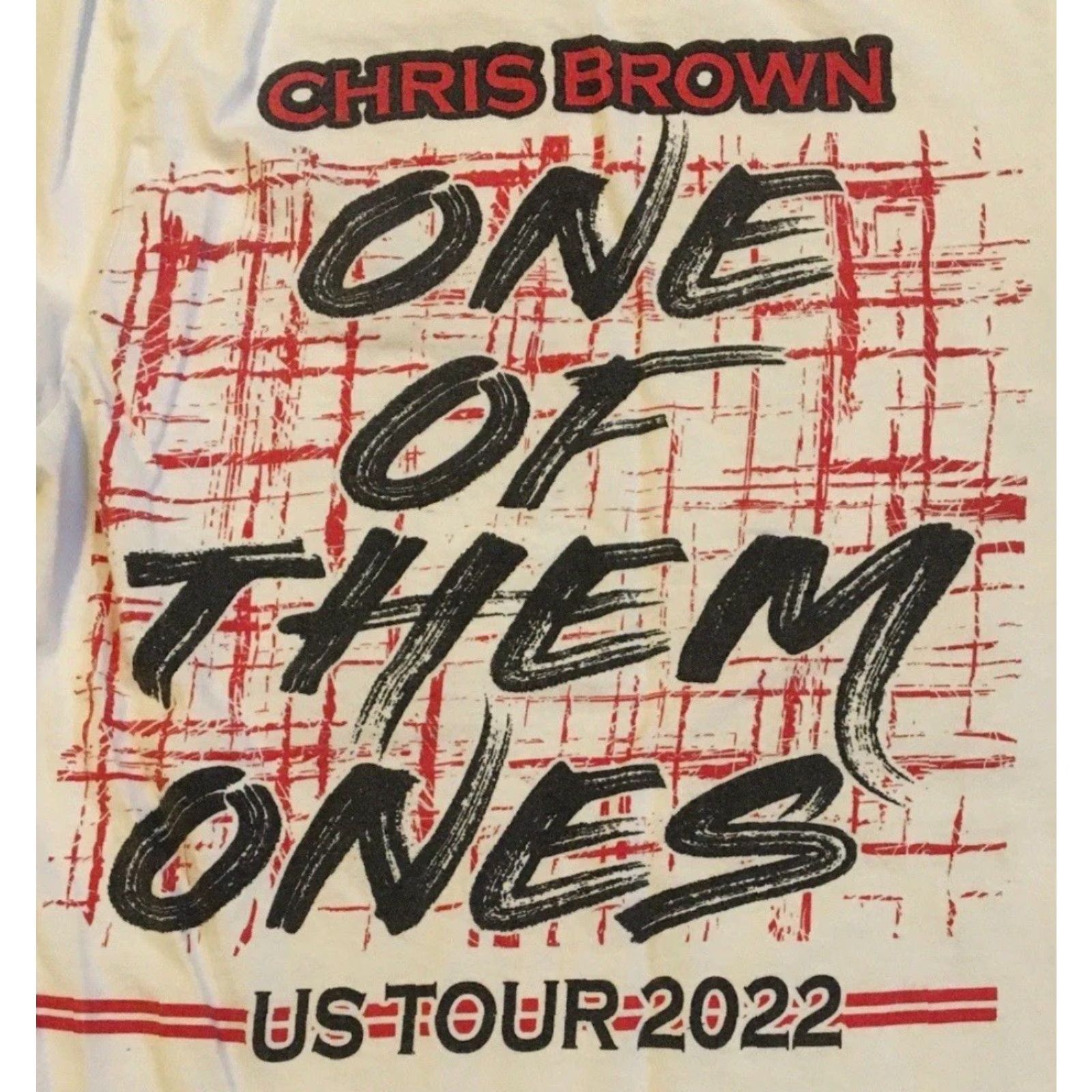 Vintage VINTAGE Chris Brown 2022 Faded Distress Tour Shirt XS S AOP Concert Hip Hop Rock Graphic Tee Mens Size US XS / EU 42 / 0 - 4 Thumbnail
