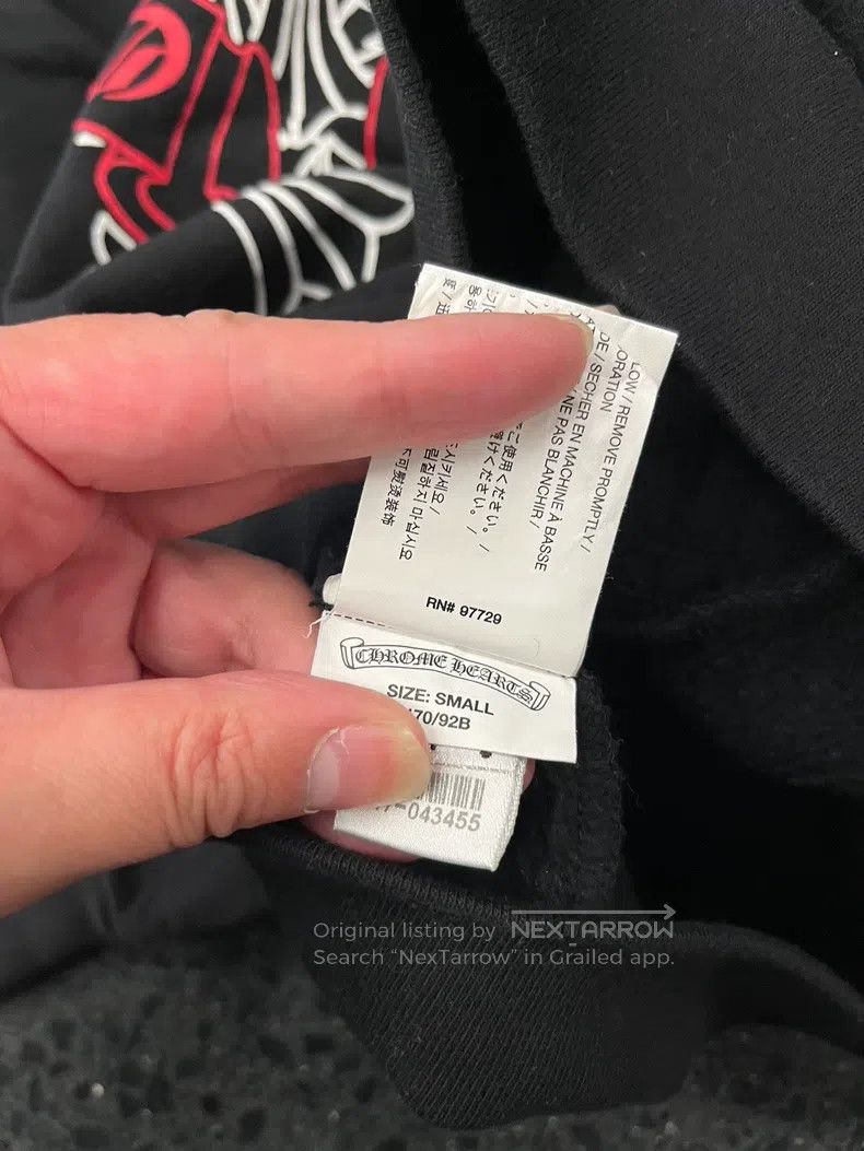 Chrome Hearts CHROME HEARTS Size S Black zip-up hoodie Size US S / EU 44-46 / 1 - 5 Thumbnail