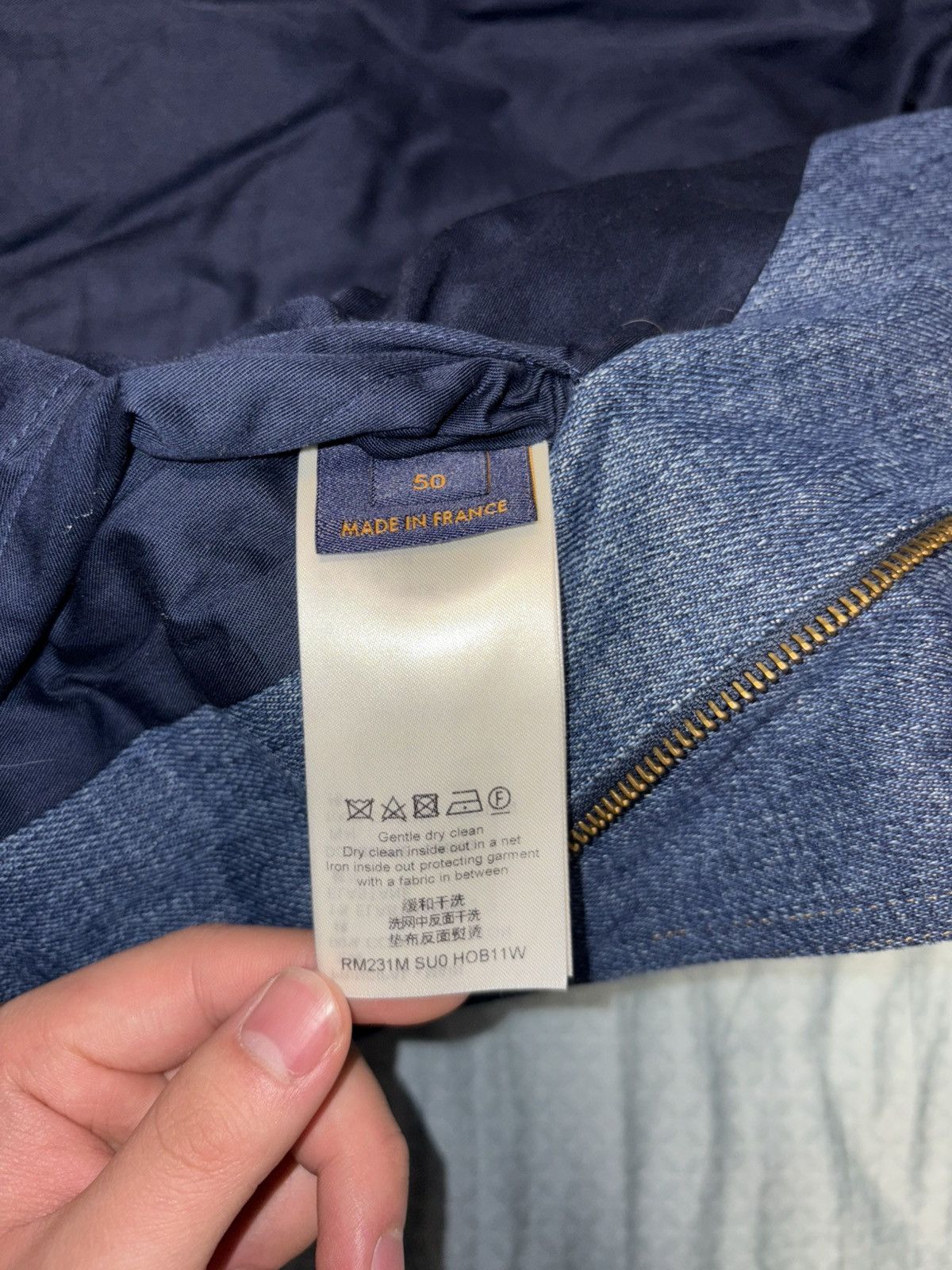 Louis Vuitton Louis Vuitton Denim Padded Jacket Size US M / EU 48-50 / 2 - 7 Thumbnail
