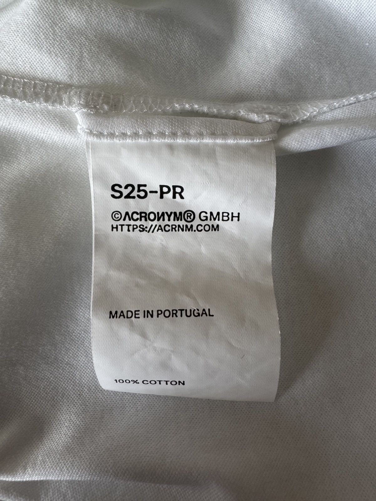 Acronym 🔥🔥 Acronym White Tank Top Size US M / EU 48-50 / 2 - 8 Thumbnail
