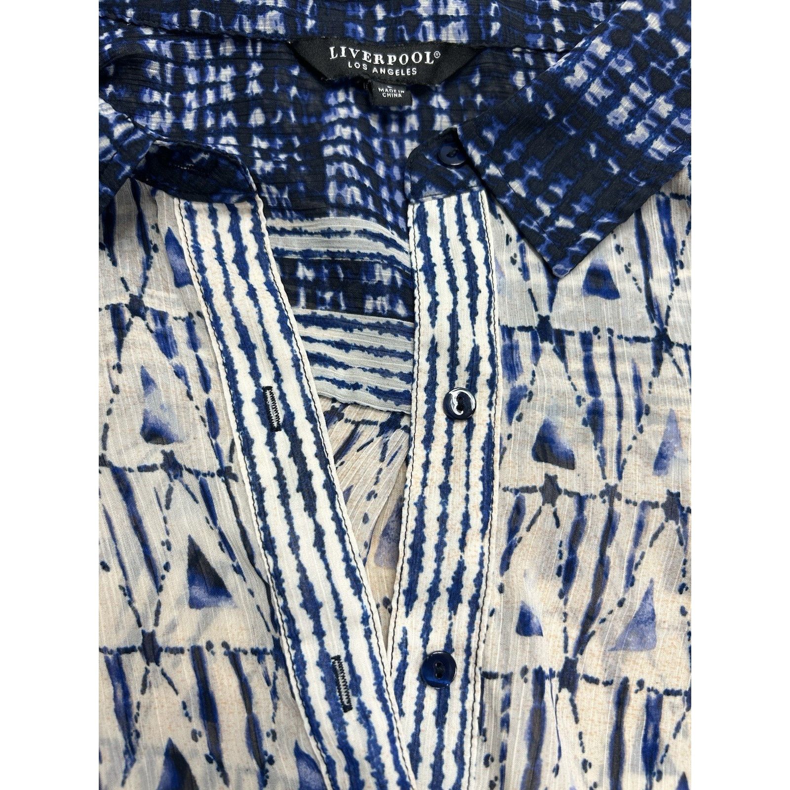 Other Liverpool Los Angeles Collared Blouse Grecian Tile Size S Size S / US 4 / IT 40 - 11 Thumbnail