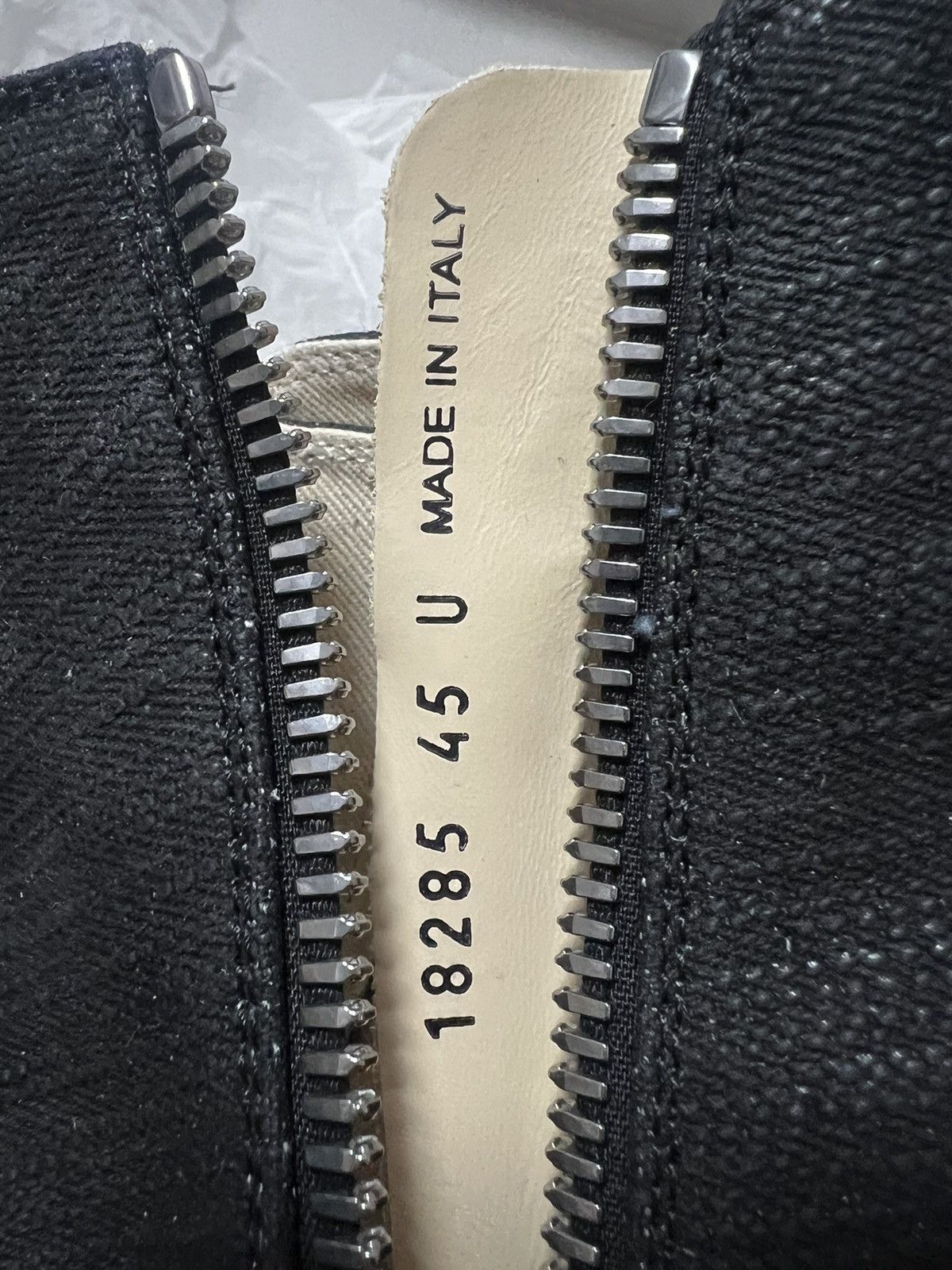 Rick Owens Drkshdw Rick owens ramones high top sneakers sz45 Size US 12 / EU 45 - 10 Thumbnail