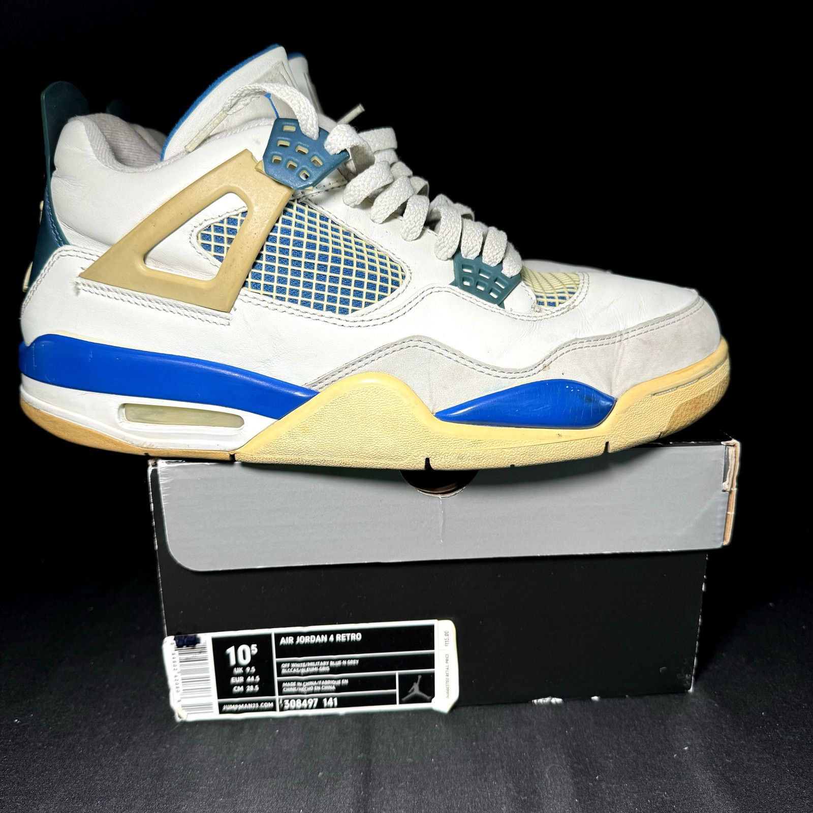 Size Nike Air Jordan Retro Military Blue 2006