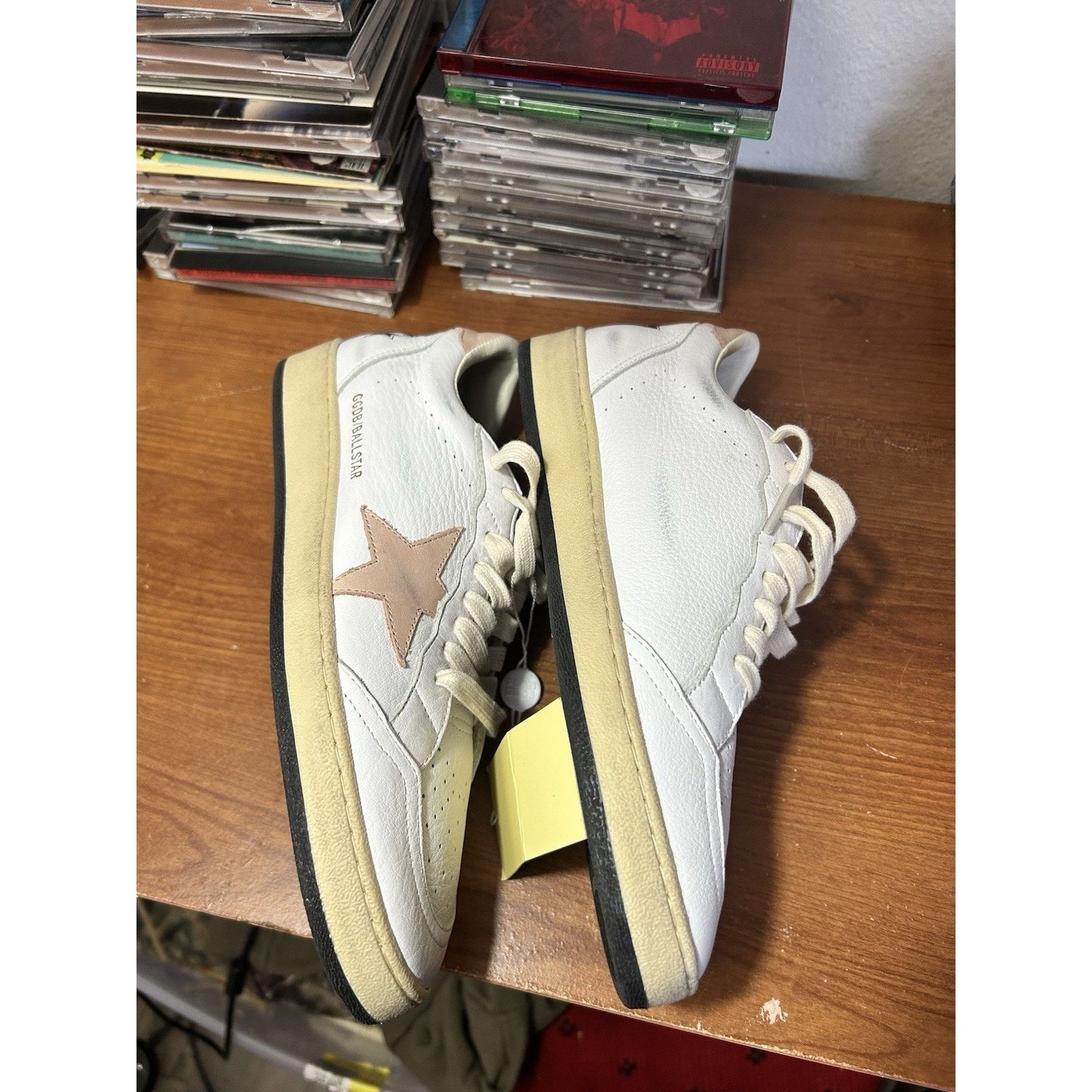 Golden Goose Golden Goose Women’s Ball Star Size 40 White/Pink/Platinum Size US 10 / IT 40 - 5 Thumbnail