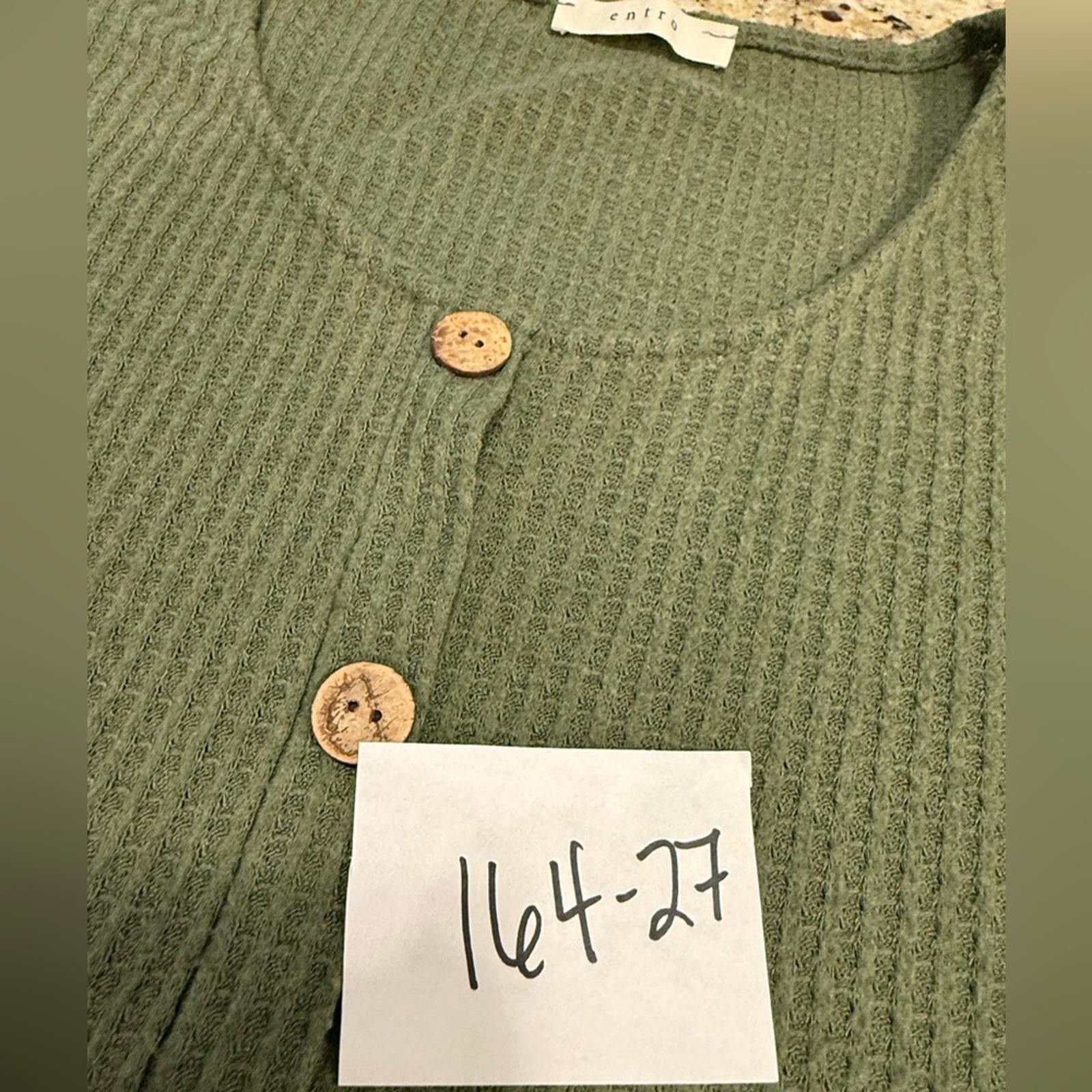 Etro Entro green textured tunic top front pockets SZ SM Size S / US 4 / IT 40 - 11 Thumbnail