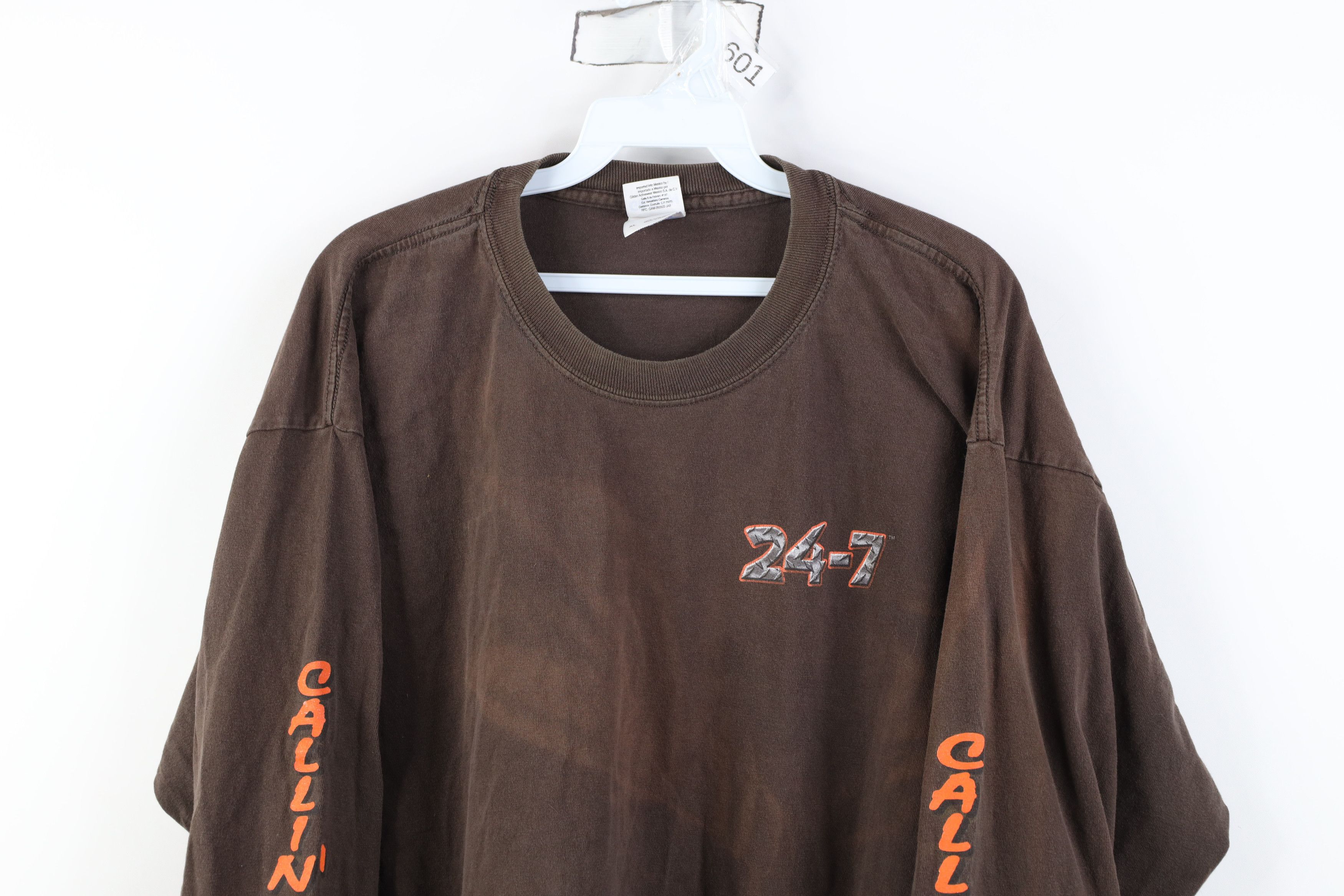 Vintage Vintage 90s Y2K Calls Hunting Geese Duck Long Sleeve T-Shirt Size US XL / EU 56 / 4 - 2 Thumbnail